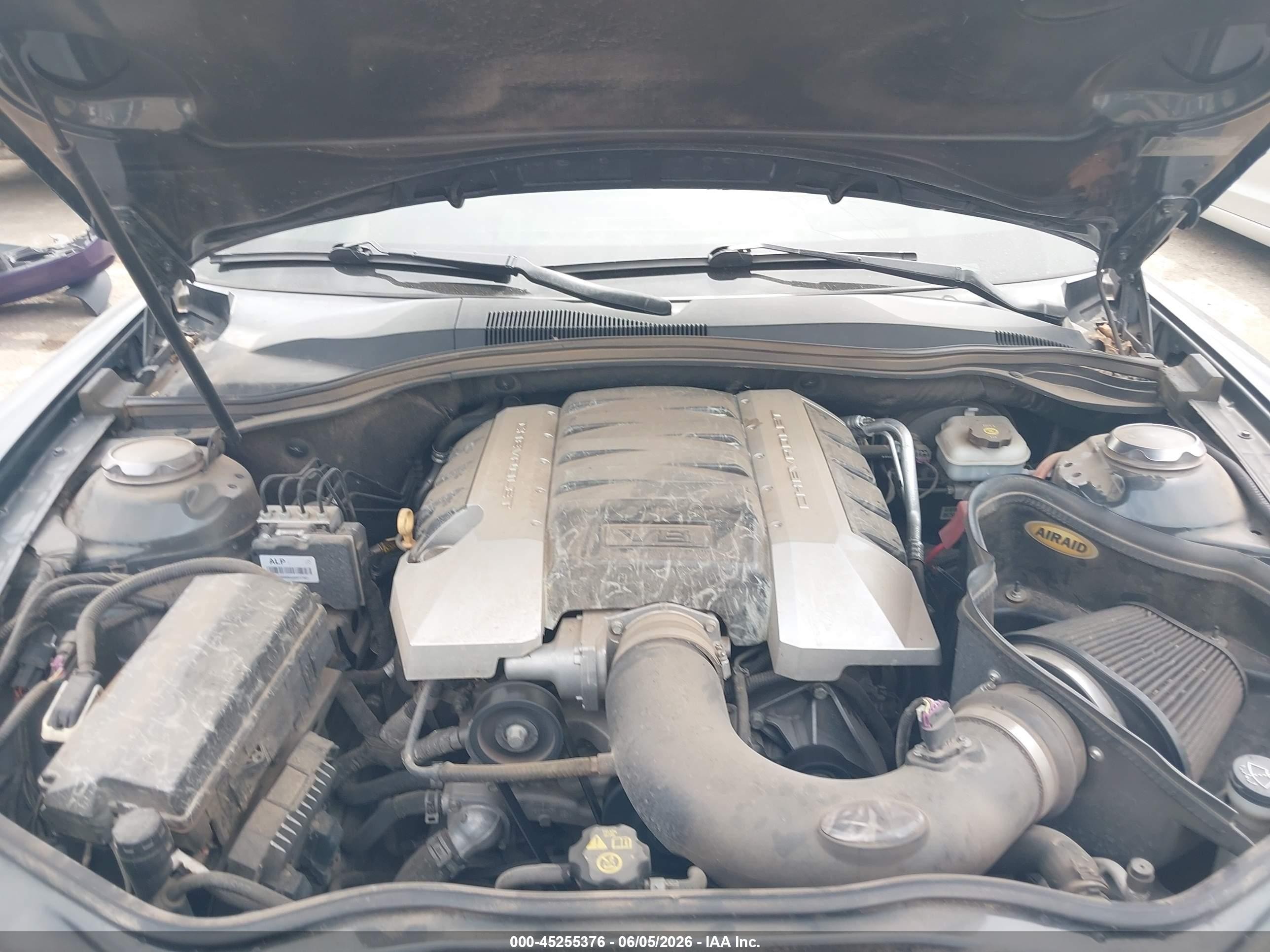 2013 Chevrolet Camaro 2ss Gray vin: 2G1FK1EJXD9144719