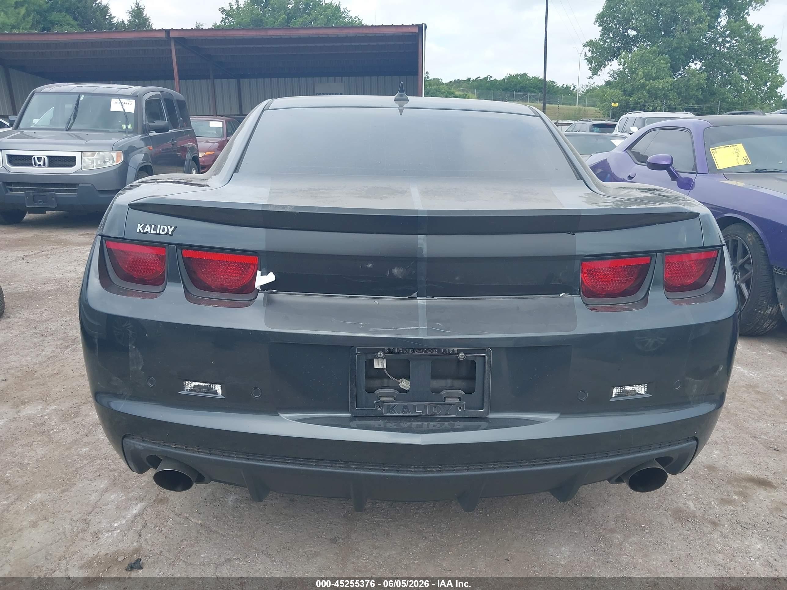 2013 Chevrolet Camaro 2ss Gray vin: 2G1FK1EJXD9144719