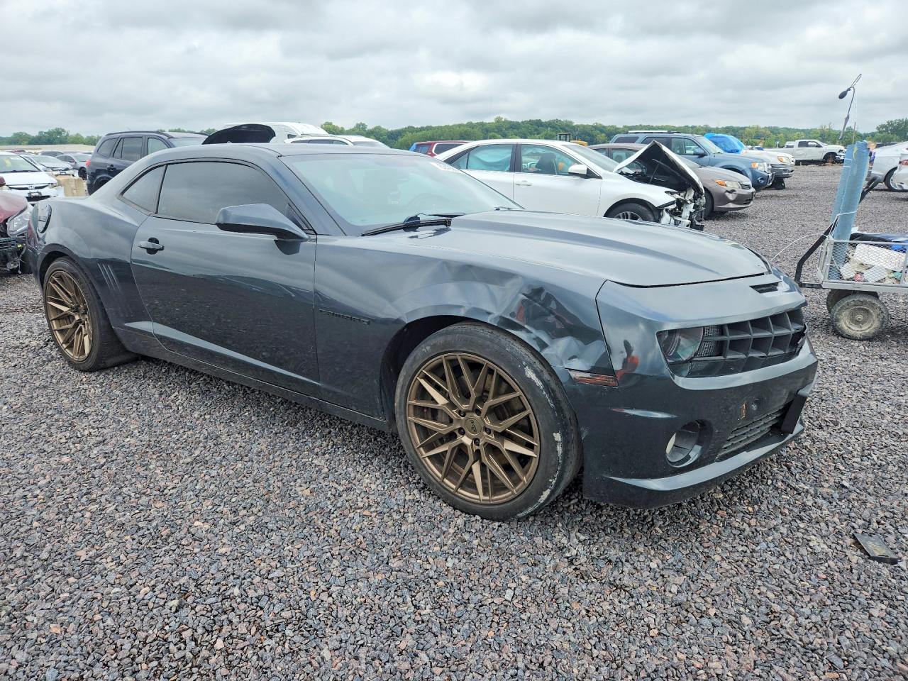 2013 Chevrolet Camaro 2ss Gray vin: 2G1FK1EJXD9179809