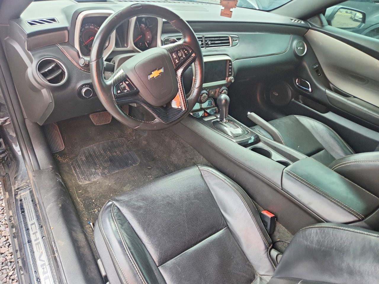 2013 Chevrolet Camaro 2ss Gray vin: 2G1FK1EJXD9179809