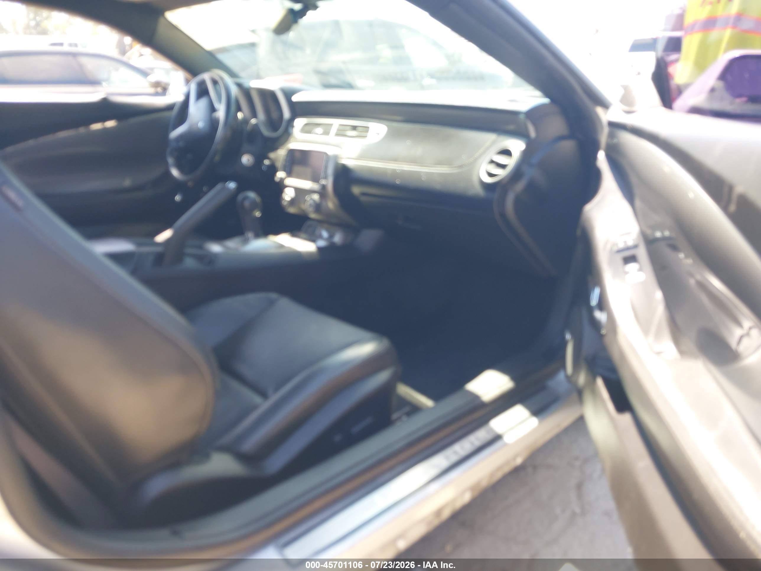 2015 Chevrolet Camaro 2ss Silver vin: 2G1FK1EJXF9291903