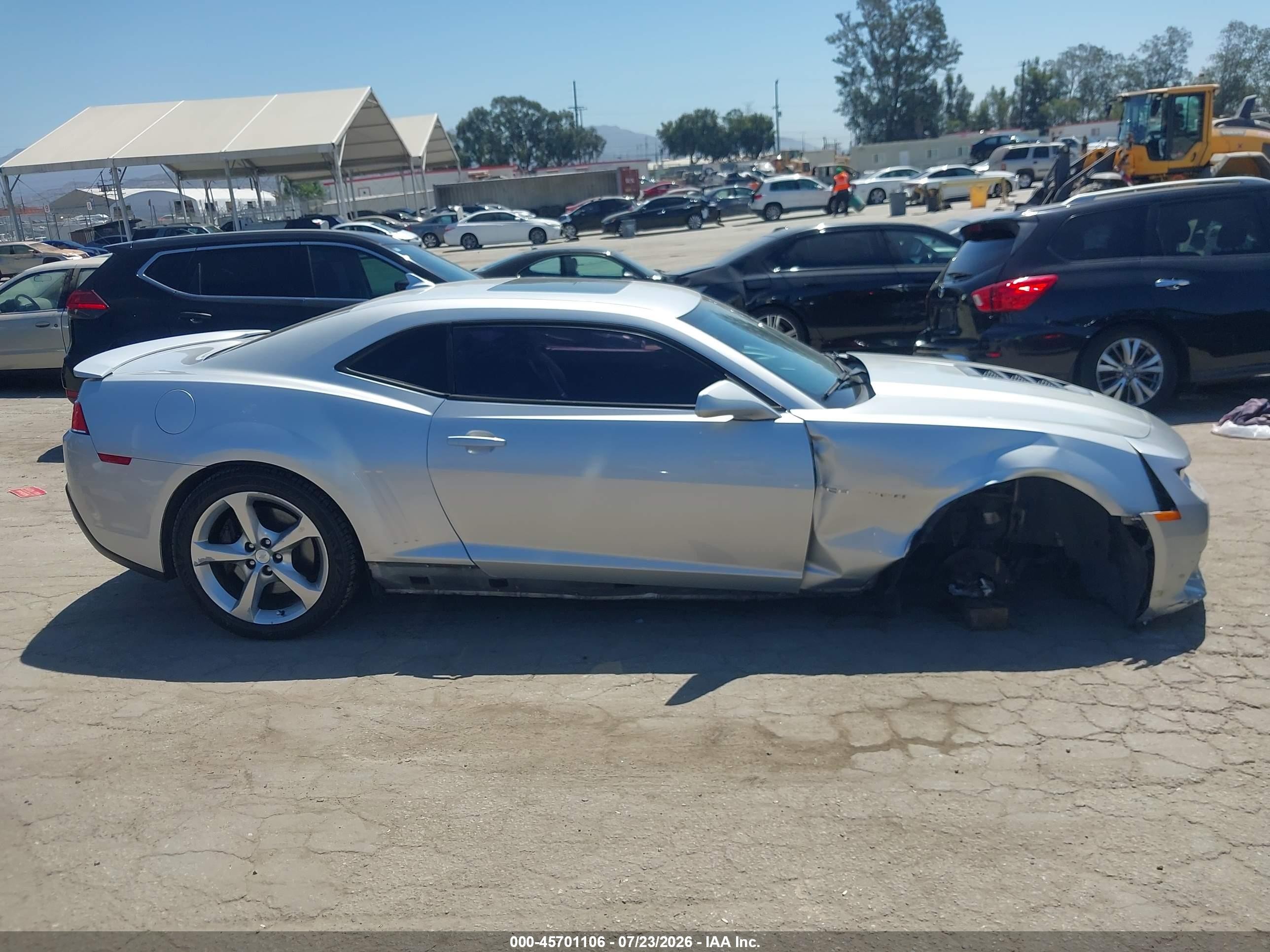 2015 Chevrolet Camaro 2ss Silver vin: 2G1FK1EJXF9291903