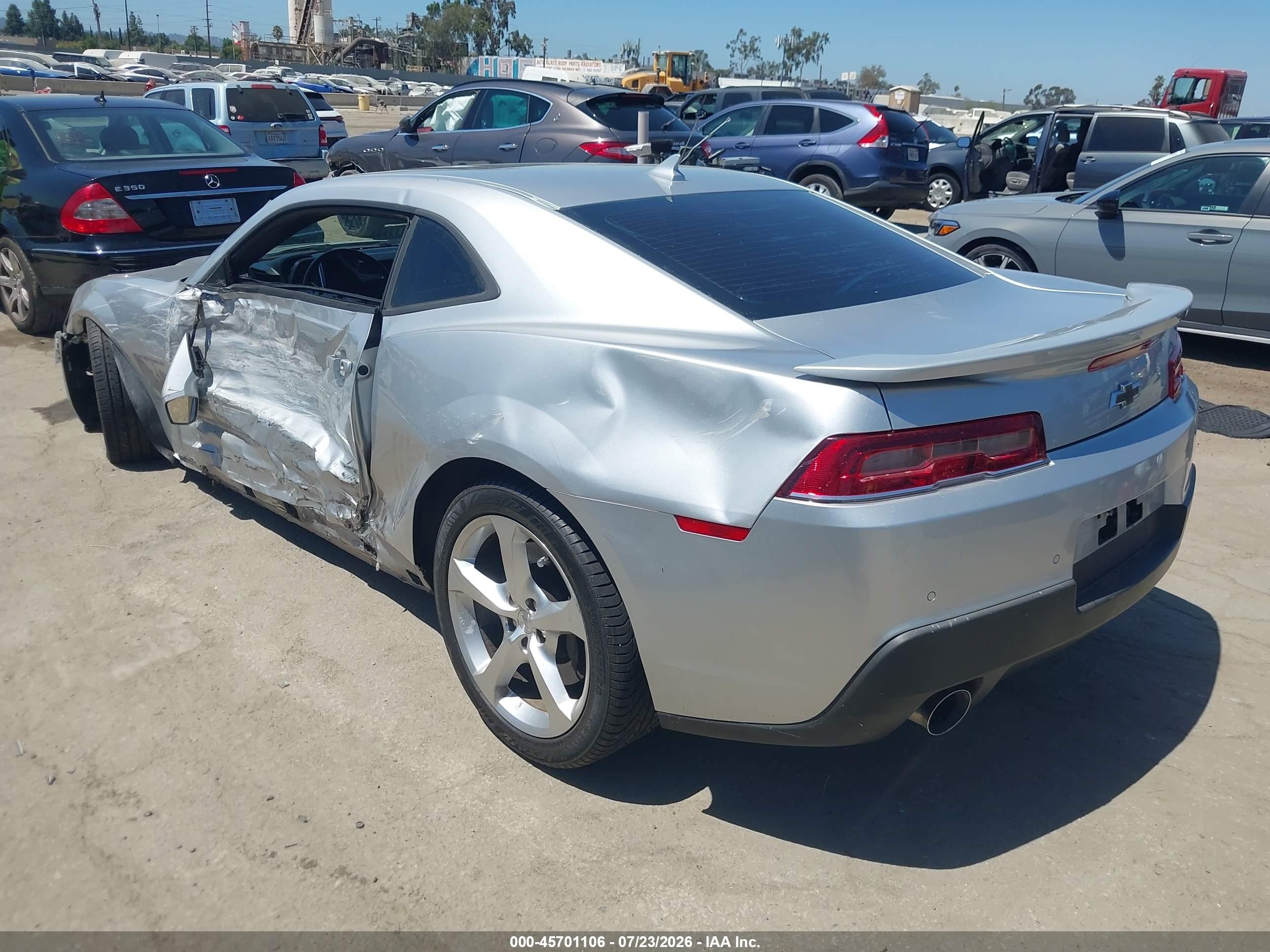 2015 Chevrolet Camaro 2ss Silver vin: 2G1FK1EJXF9291903