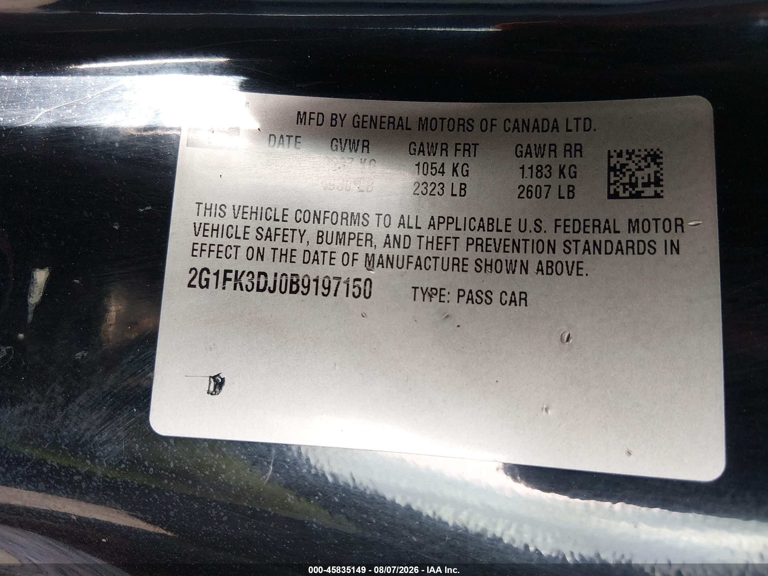 2011 Chevrolet Camaro 2ss Black vin: 2G1FK3DJ0B9197150