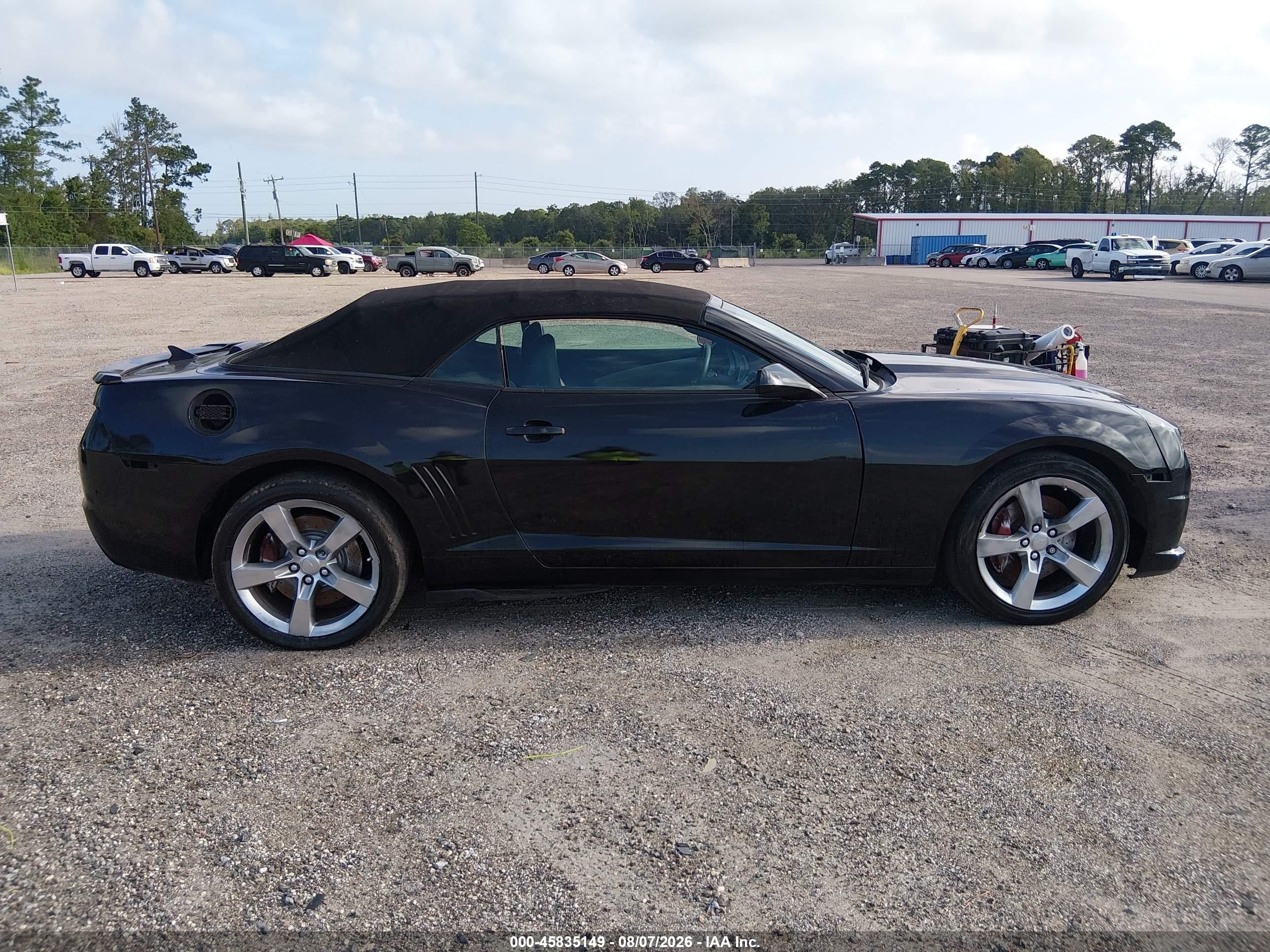2011 Chevrolet Camaro 2ss Black vin: 2G1FK3DJ0B9197150