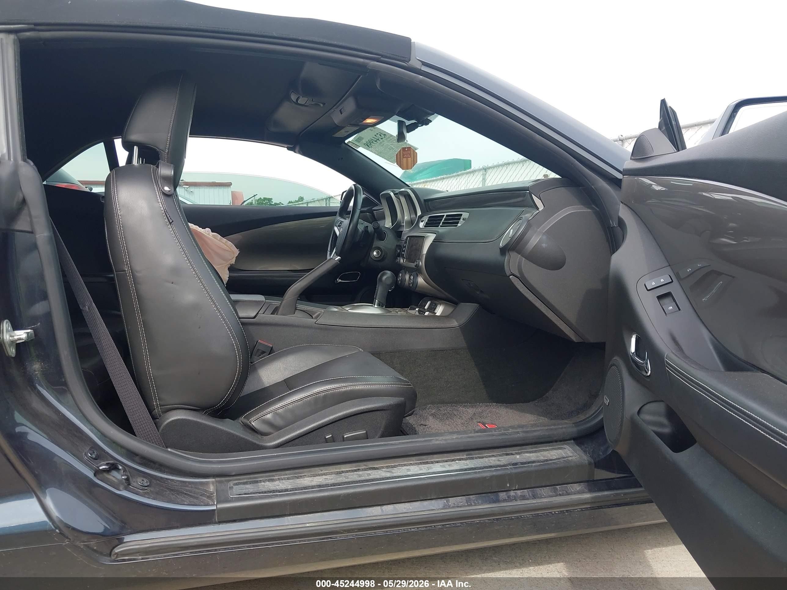 2013 Chevrolet Camaro 2ss Blue vin: 2G1FK3DJ0D9142250