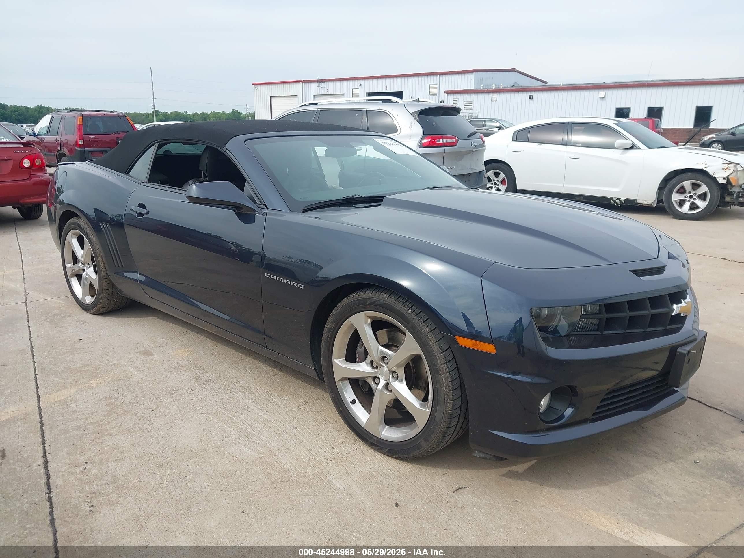2013 Chevrolet Camaro 2ss Blue vin: 2G1FK3DJ0D9142250