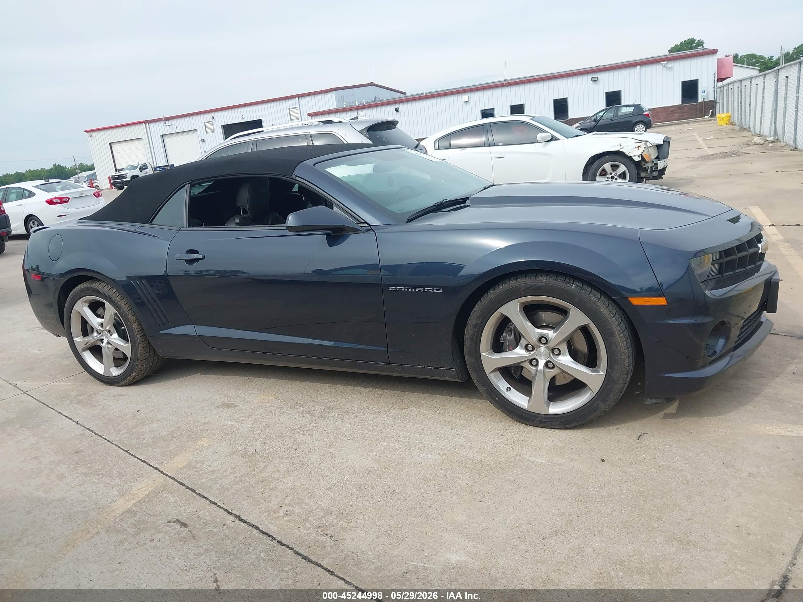 2013 Chevrolet Camaro 2ss Blue vin: 2G1FK3DJ0D9142250