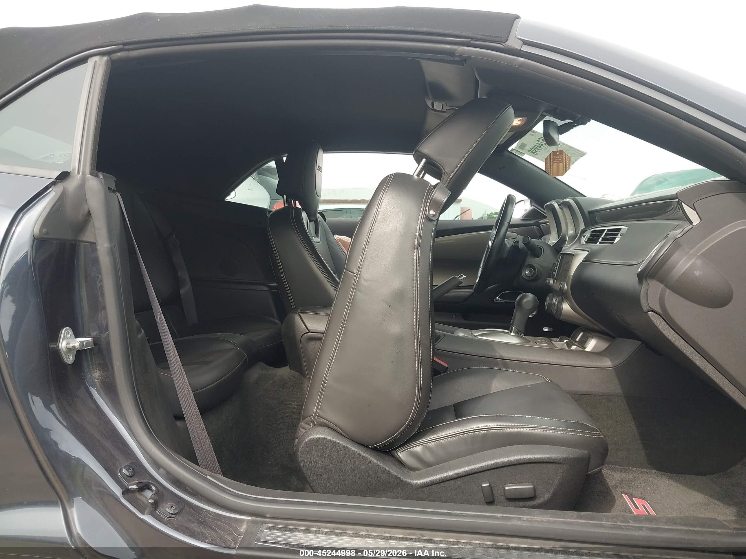 2013 Chevrolet Camaro 2ss Blue vin: 2G1FK3DJ0D9142250