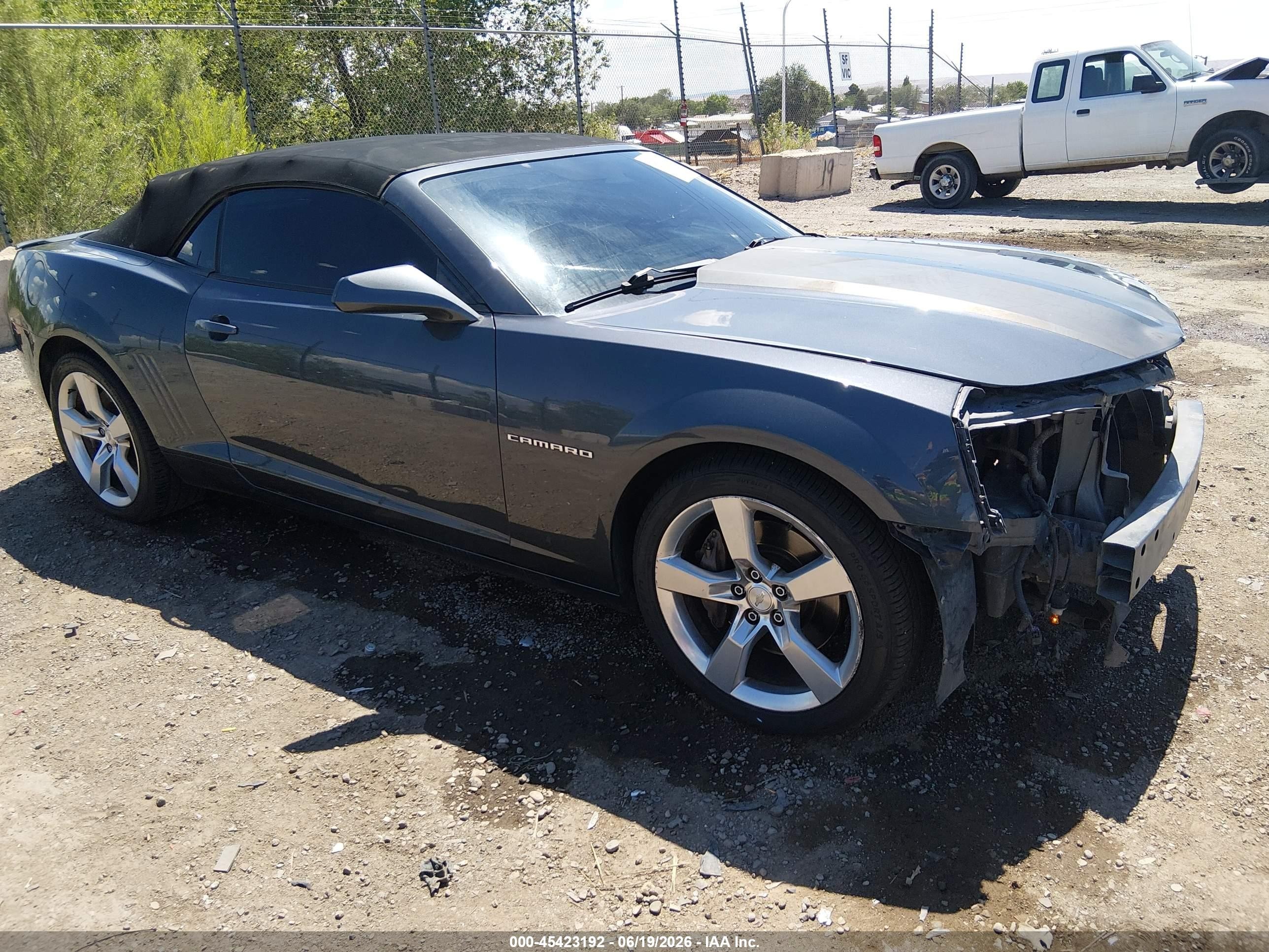 2011 Chevrolet Camaro 2ss Серый vin: 2G1FK3DJ1B9163475