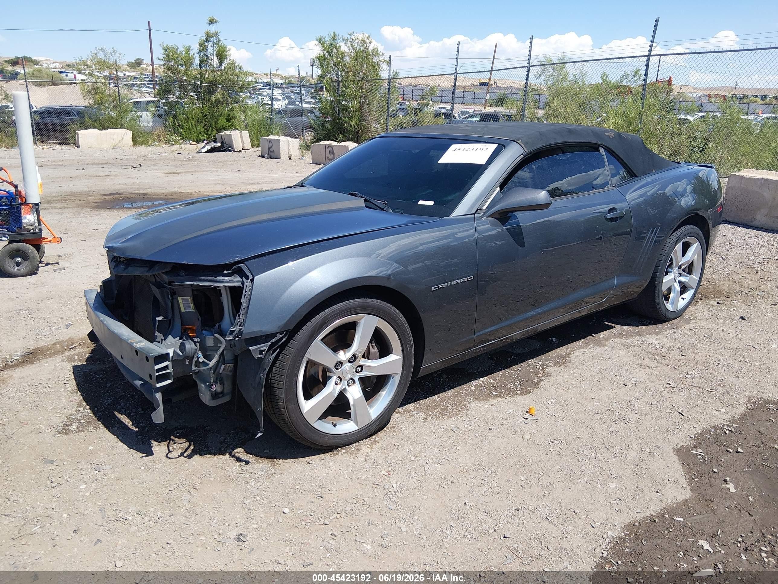 2011 Chevrolet Camaro 2ss Серый vin: 2G1FK3DJ1B9163475