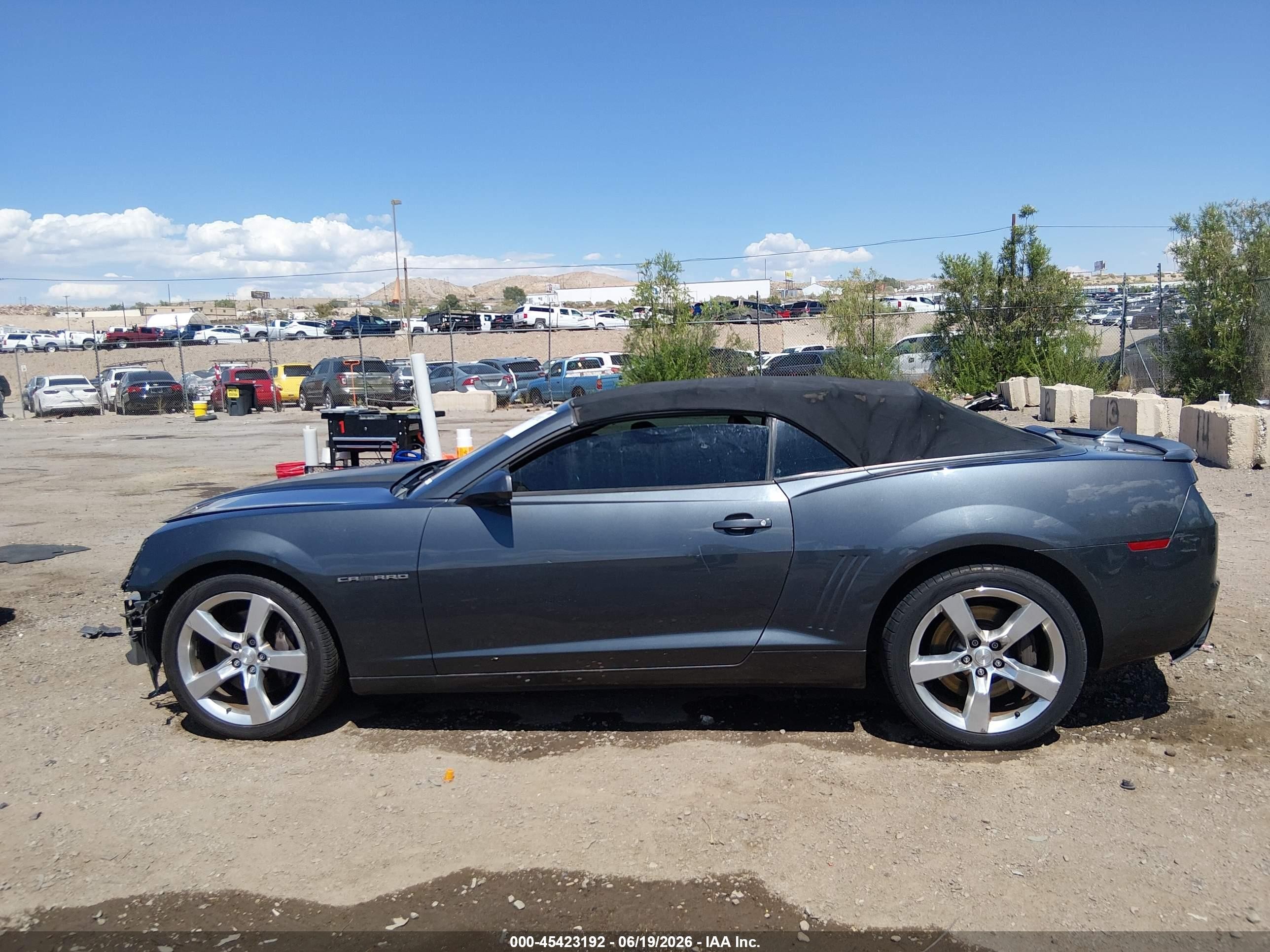 2011 Chevrolet Camaro 2ss Серый vin: 2G1FK3DJ1B9163475