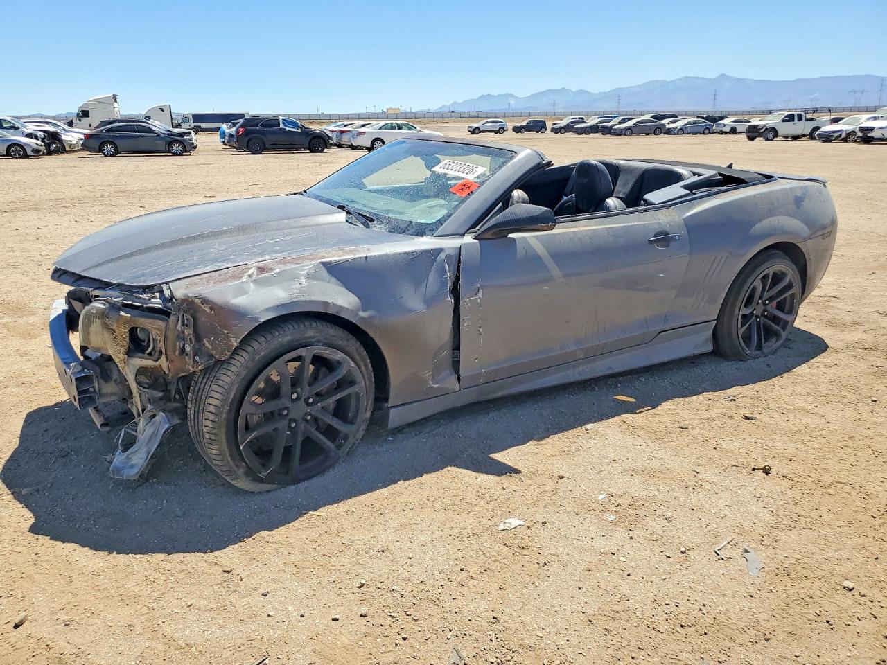 2011 Chevrolet Camaro 2ss Gray vin: 2G1FK3DJ1B9174668
