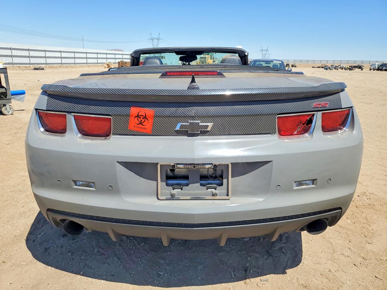 2011 Chevrolet Camaro 2ss Gray vin: 2G1FK3DJ1B9174668