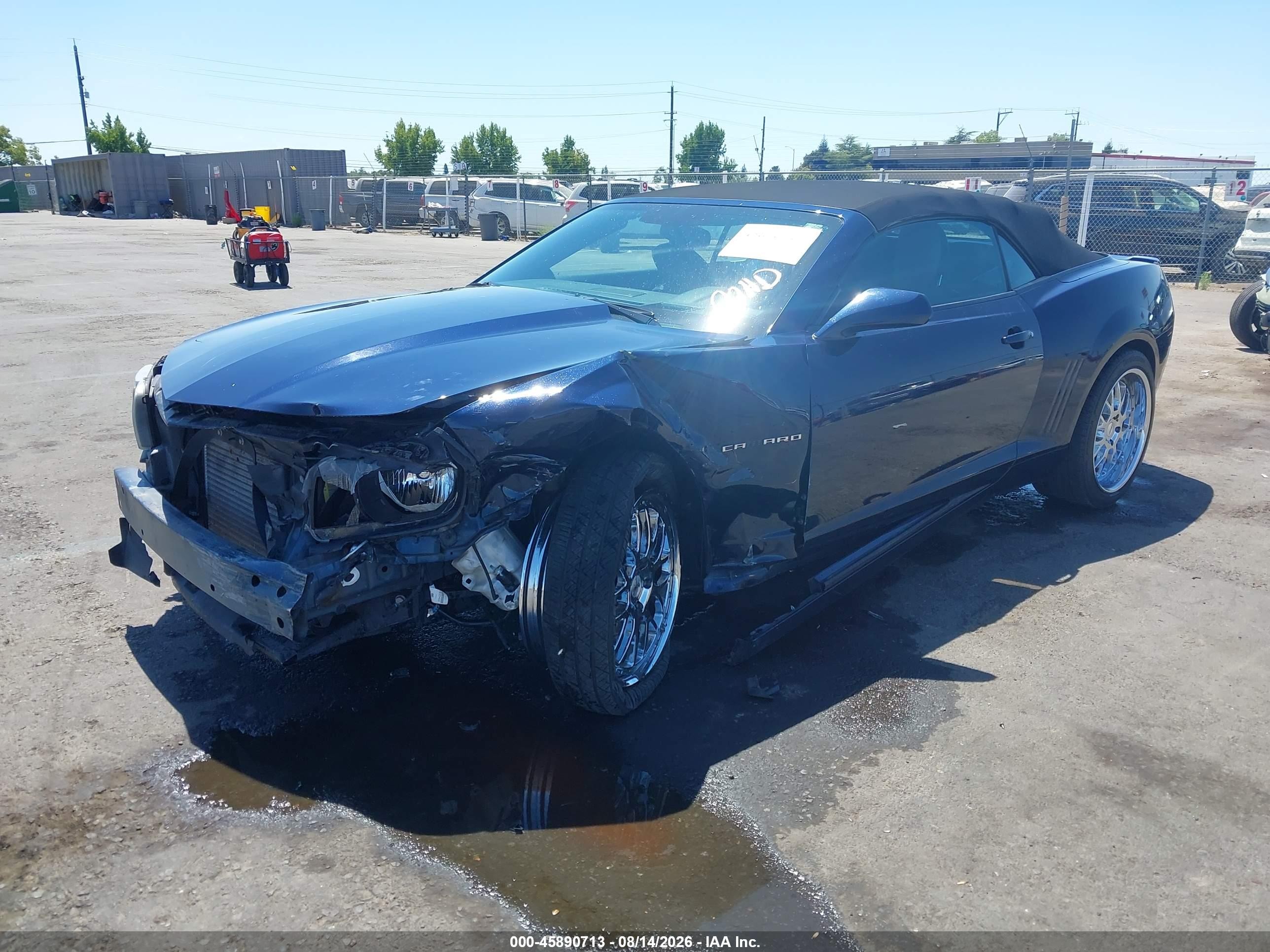 2011 Chevrolet Camaro 2ss Blue vin: 2G1FK3DJ1B9181748