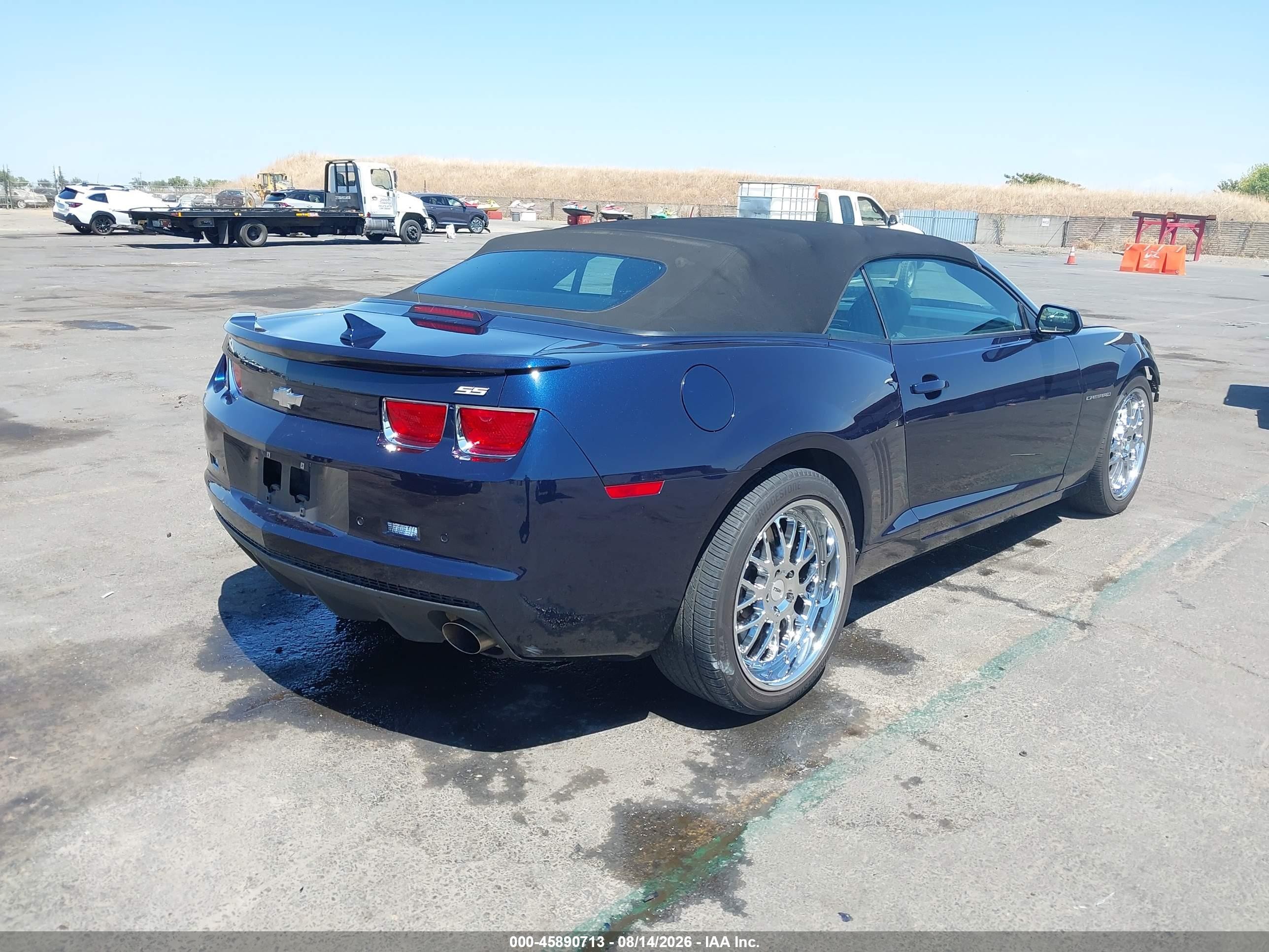 2011 Chevrolet Camaro 2ss Blue vin: 2G1FK3DJ1B9181748