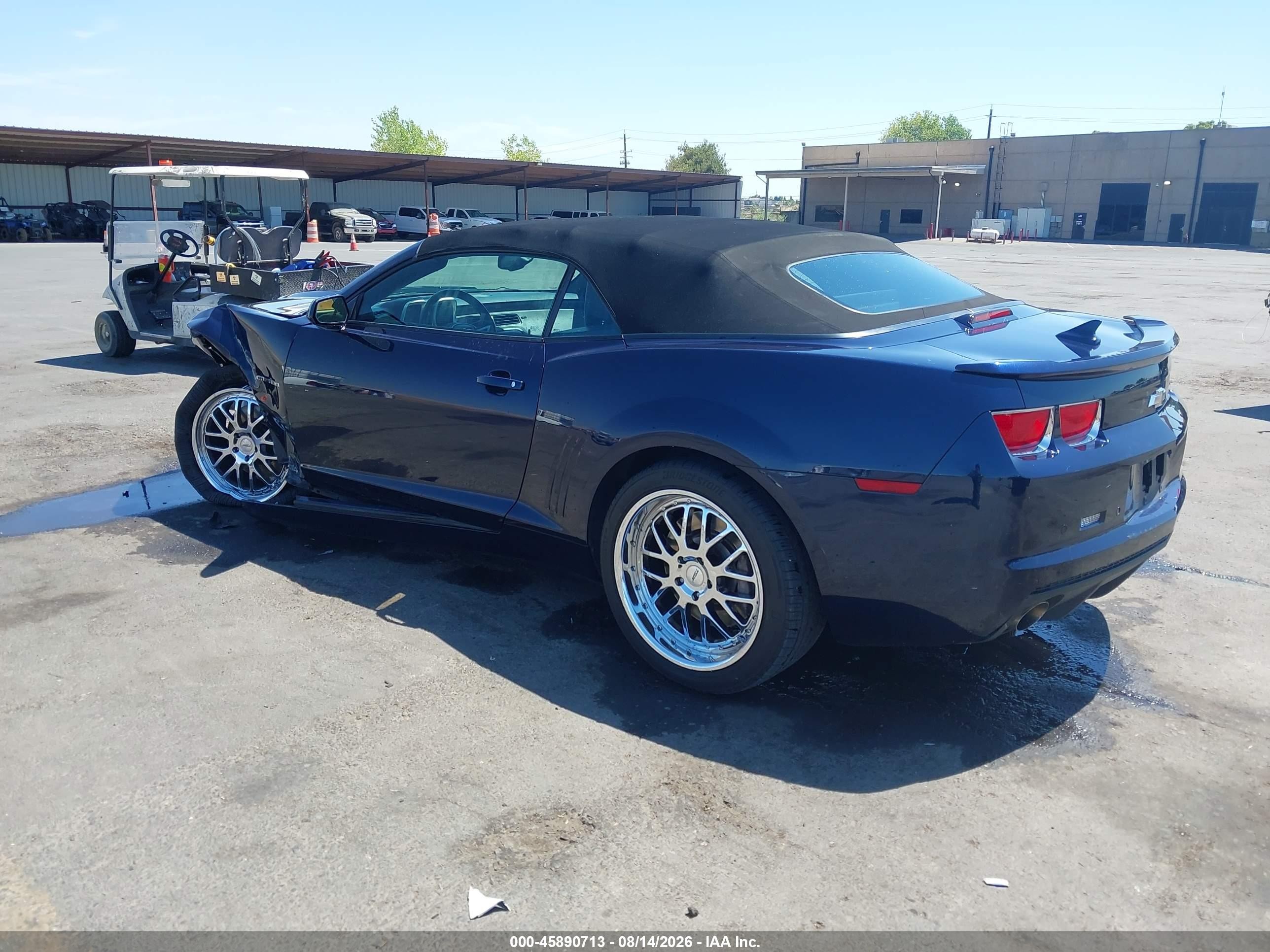 2011 Chevrolet Camaro 2ss Blue vin: 2G1FK3DJ1B9181748