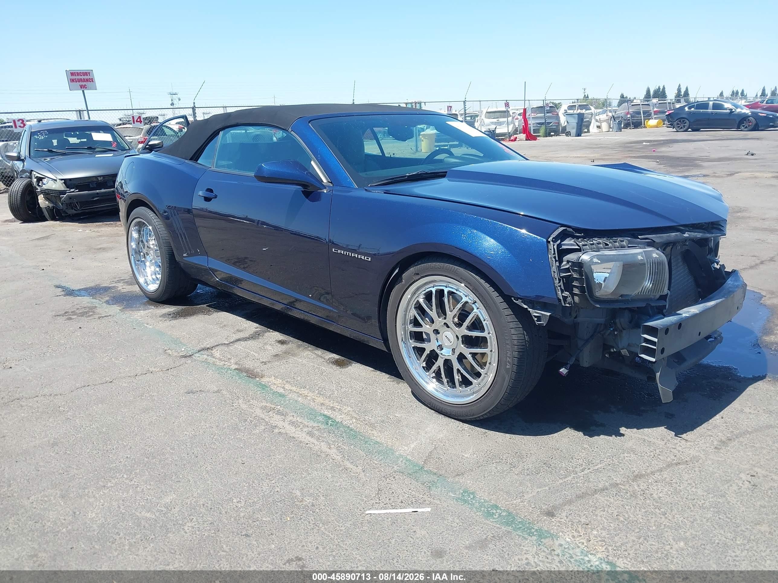 2011 Chevrolet Camaro 2ss Blue vin: 2G1FK3DJ1B9181748