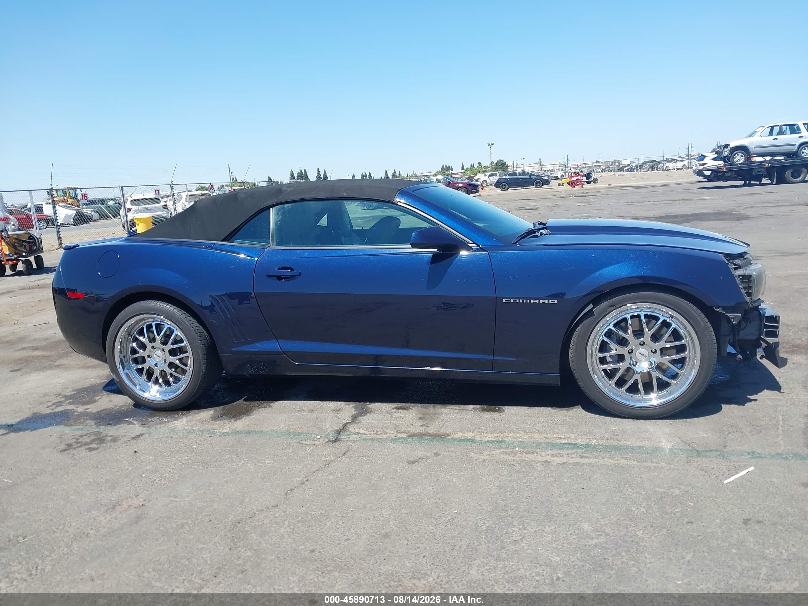 2011 Chevrolet Camaro 2ss Blue vin: 2G1FK3DJ1B9181748