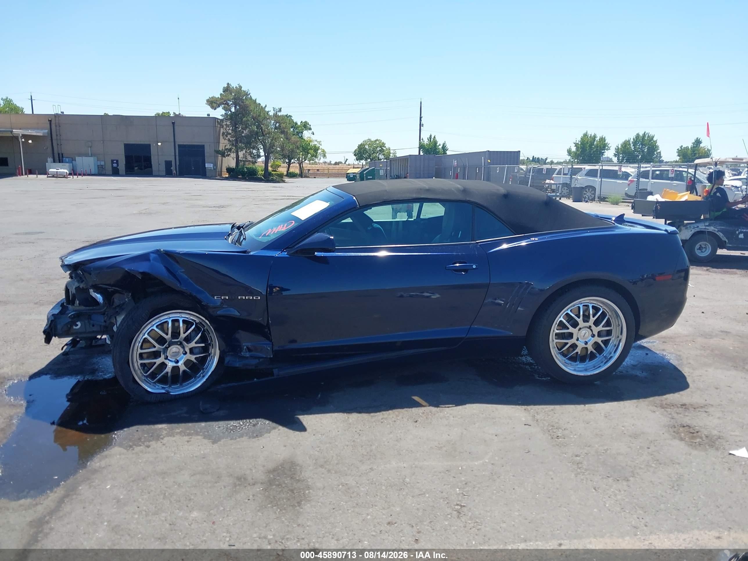 2011 Chevrolet Camaro 2ss Blue vin: 2G1FK3DJ1B9181748