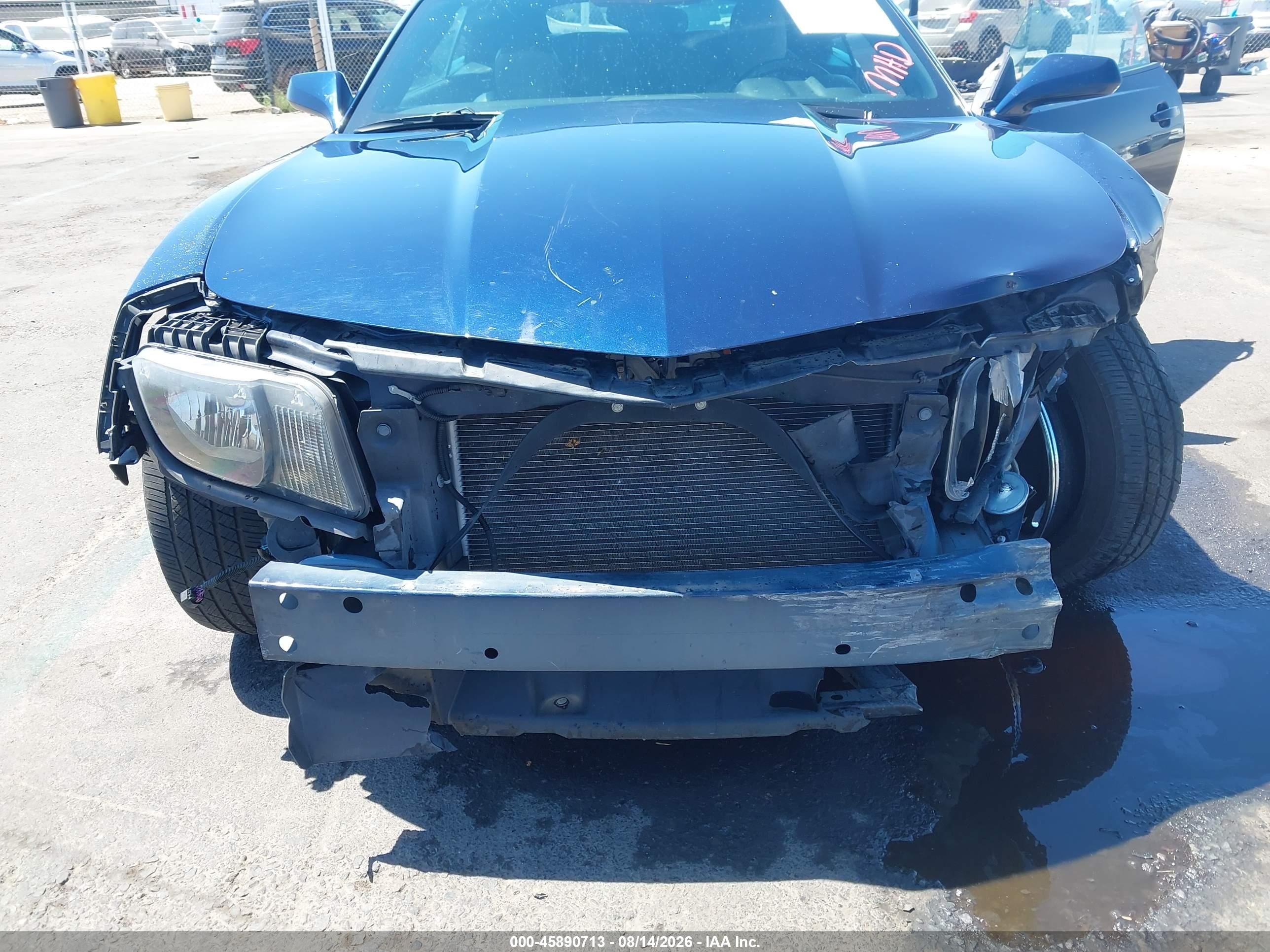 2011 Chevrolet Camaro 2ss Blue vin: 2G1FK3DJ1B9181748