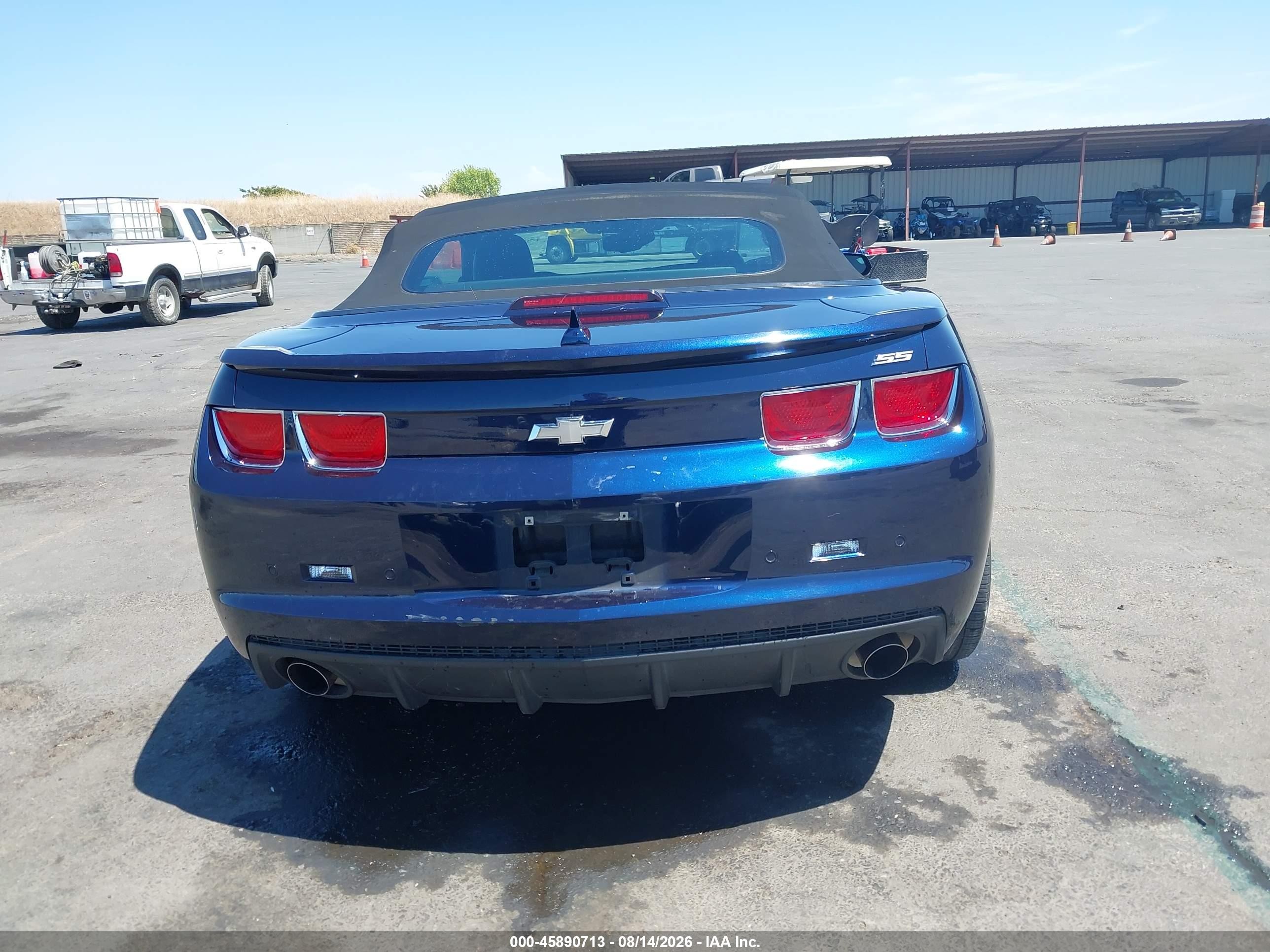 2011 Chevrolet Camaro 2ss Blue vin: 2G1FK3DJ1B9181748