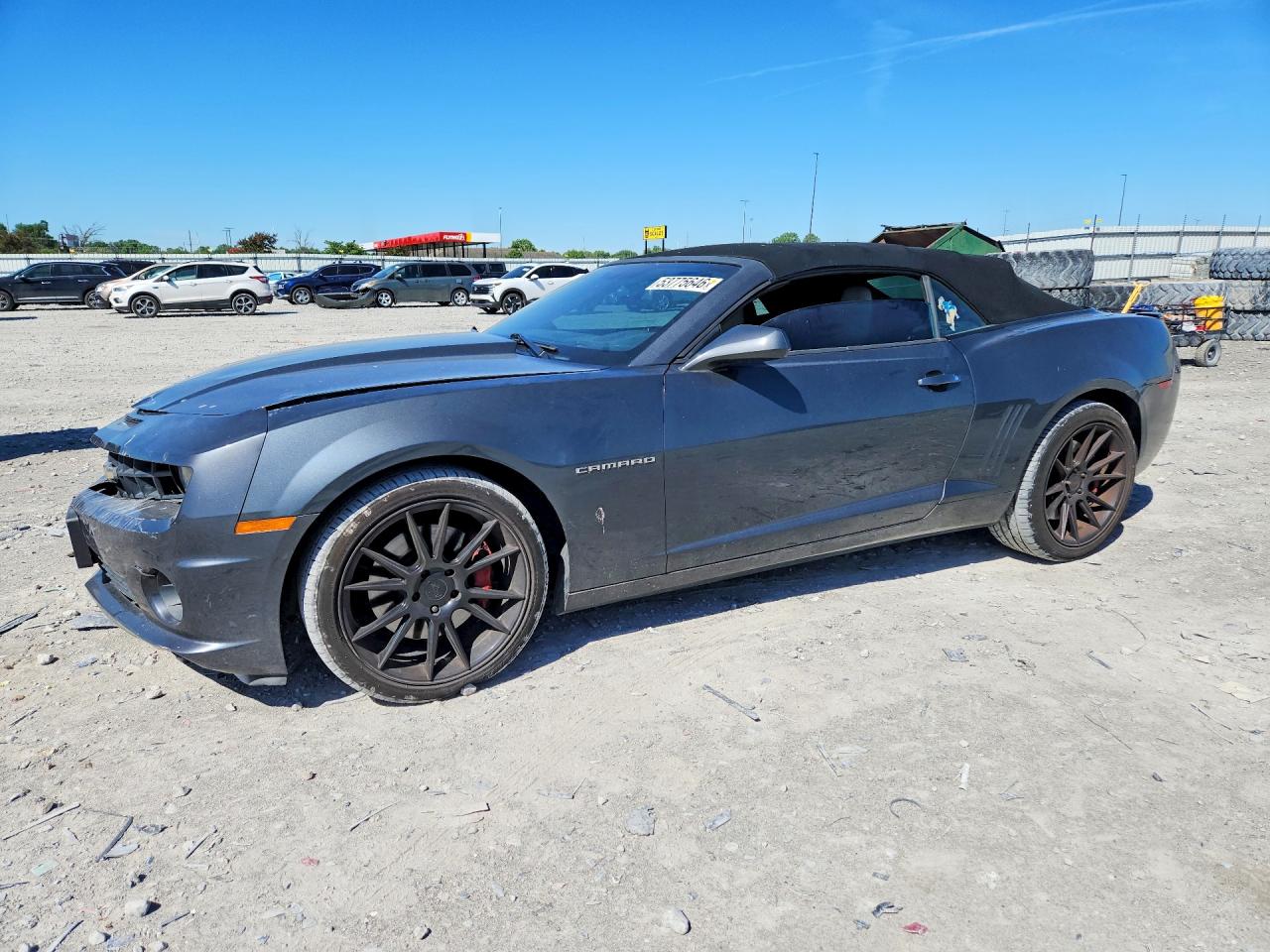 2011 Chevrolet Camaro 2ss Charcoal vin: 2G1FK3DJ3B9159573