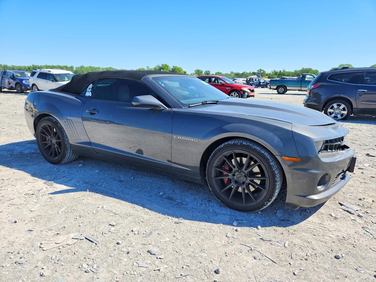 2011 Chevrolet Camaro 2ss Charcoal vin: 2G1FK3DJ3B9159573