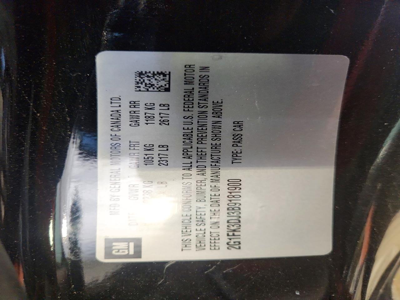 2011 Chevrolet Camaro 2ss Black vin: 2G1FK3DJ3B9181900