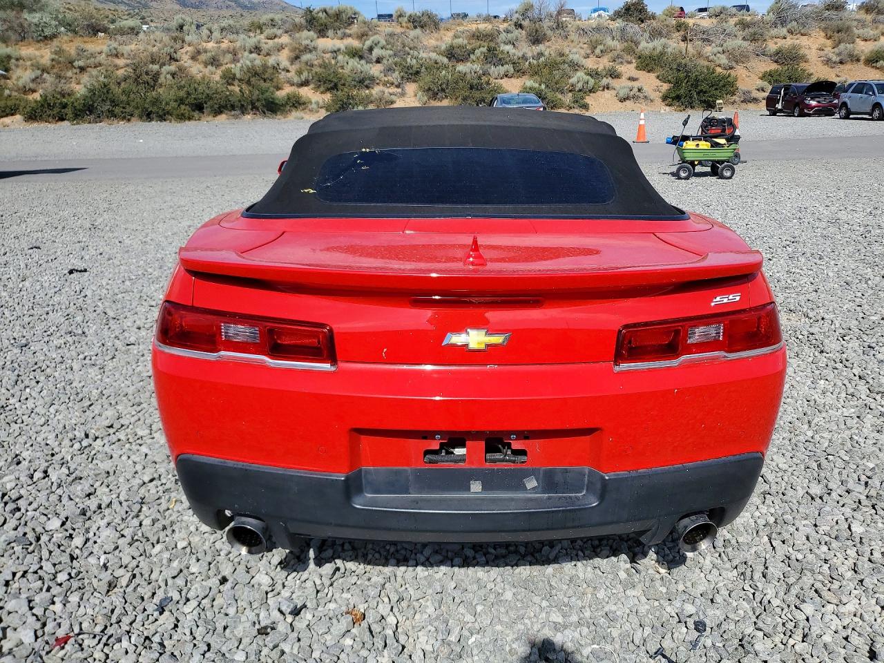 2014 Chevrolet Camaro 2ss Red vin: 2G1FK3DJ3E9167225