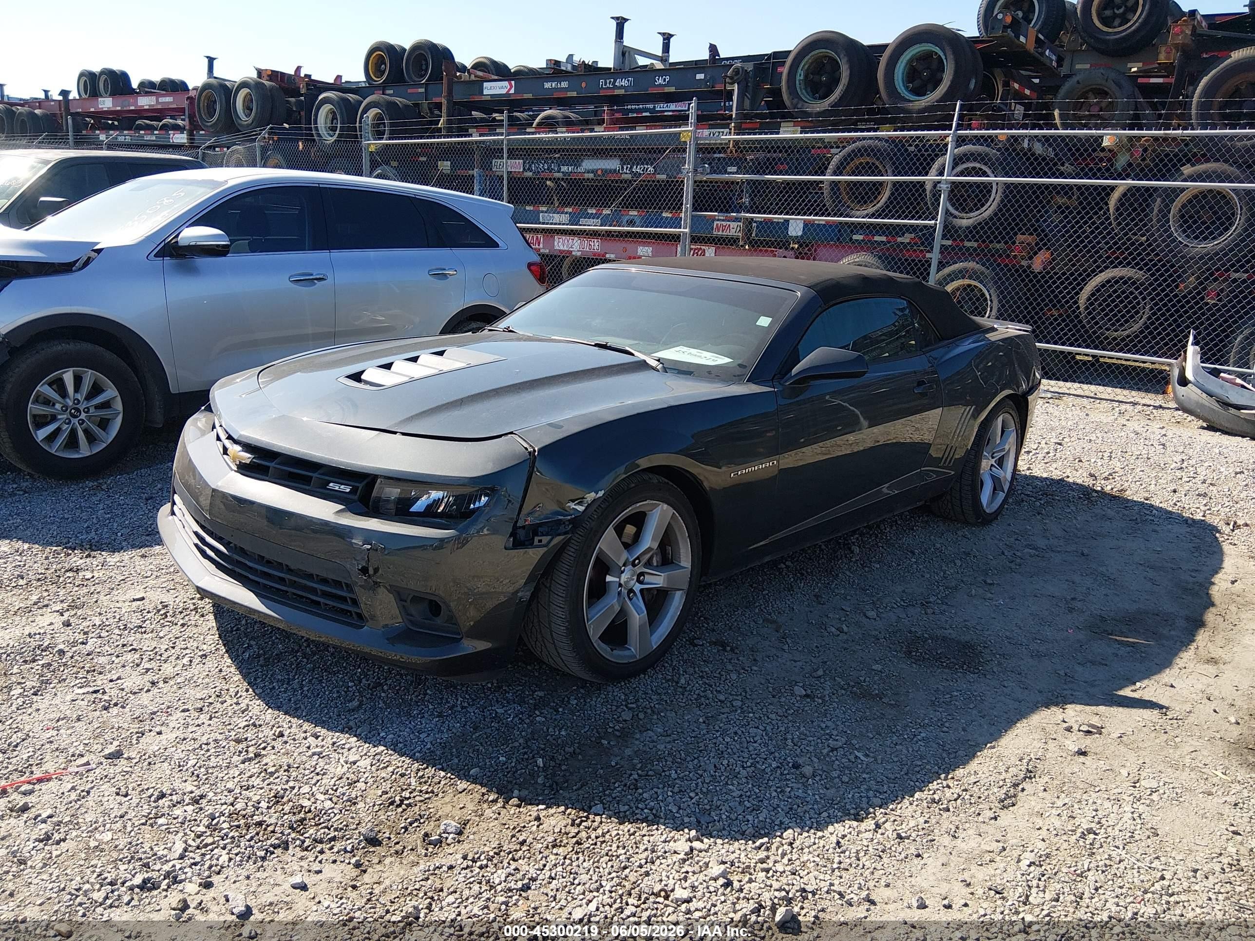 2015 Chevrolet Camaro 2ss Gray vin: 2G1FK3DJ3F9109794