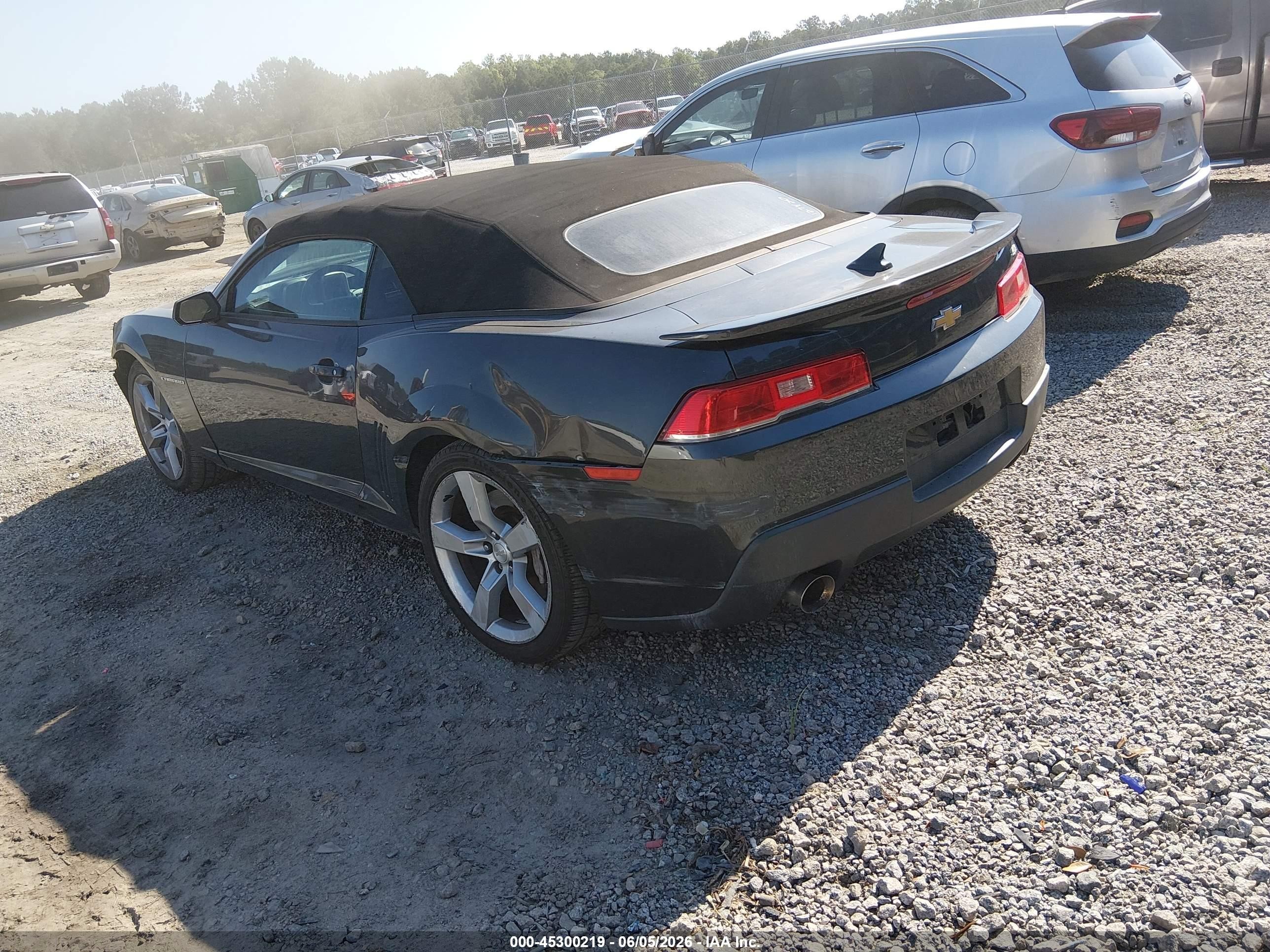 2015 Chevrolet Camaro 2ss Gray vin: 2G1FK3DJ3F9109794