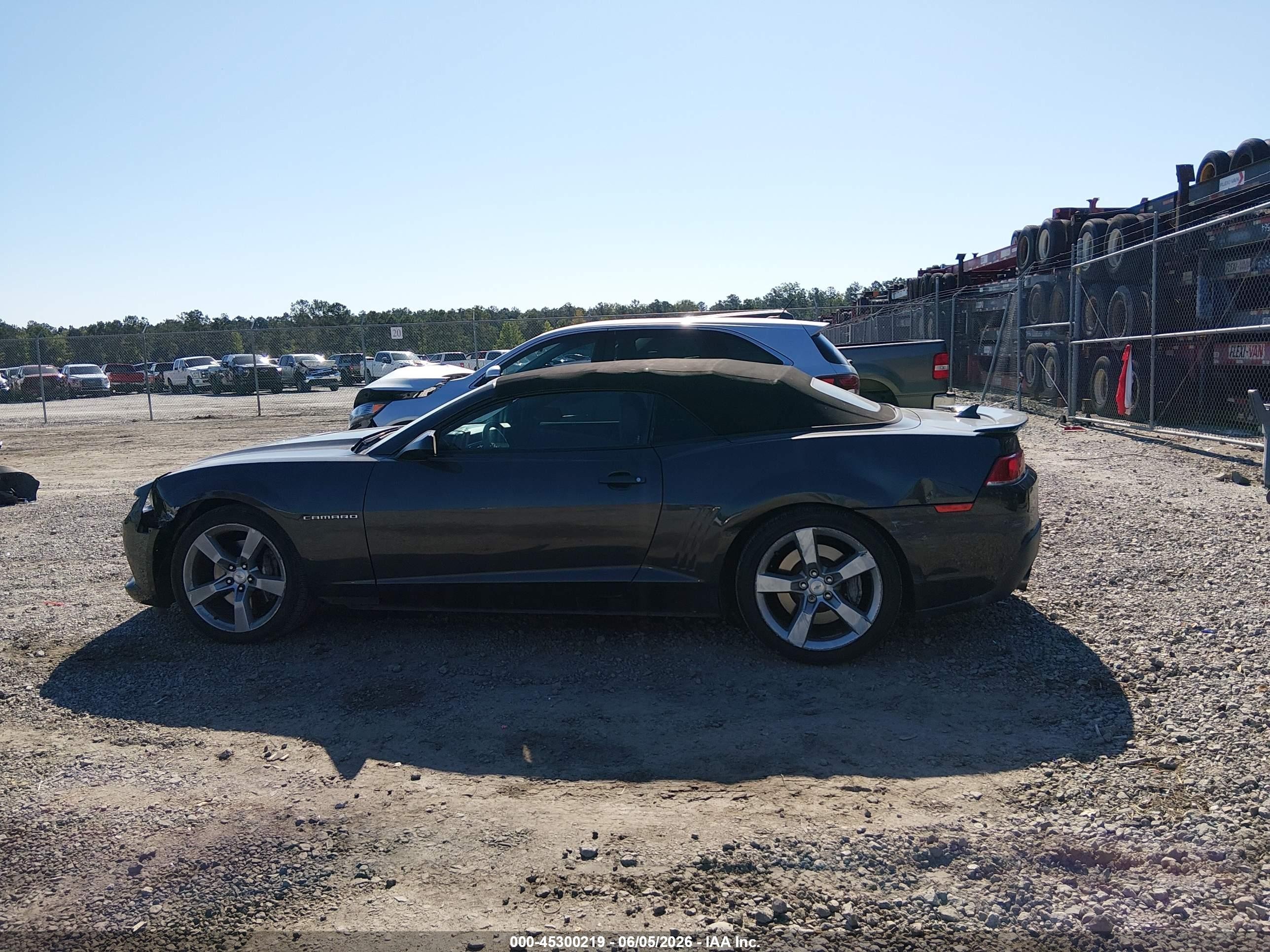2015 Chevrolet Camaro 2ss Gray vin: 2G1FK3DJ3F9109794