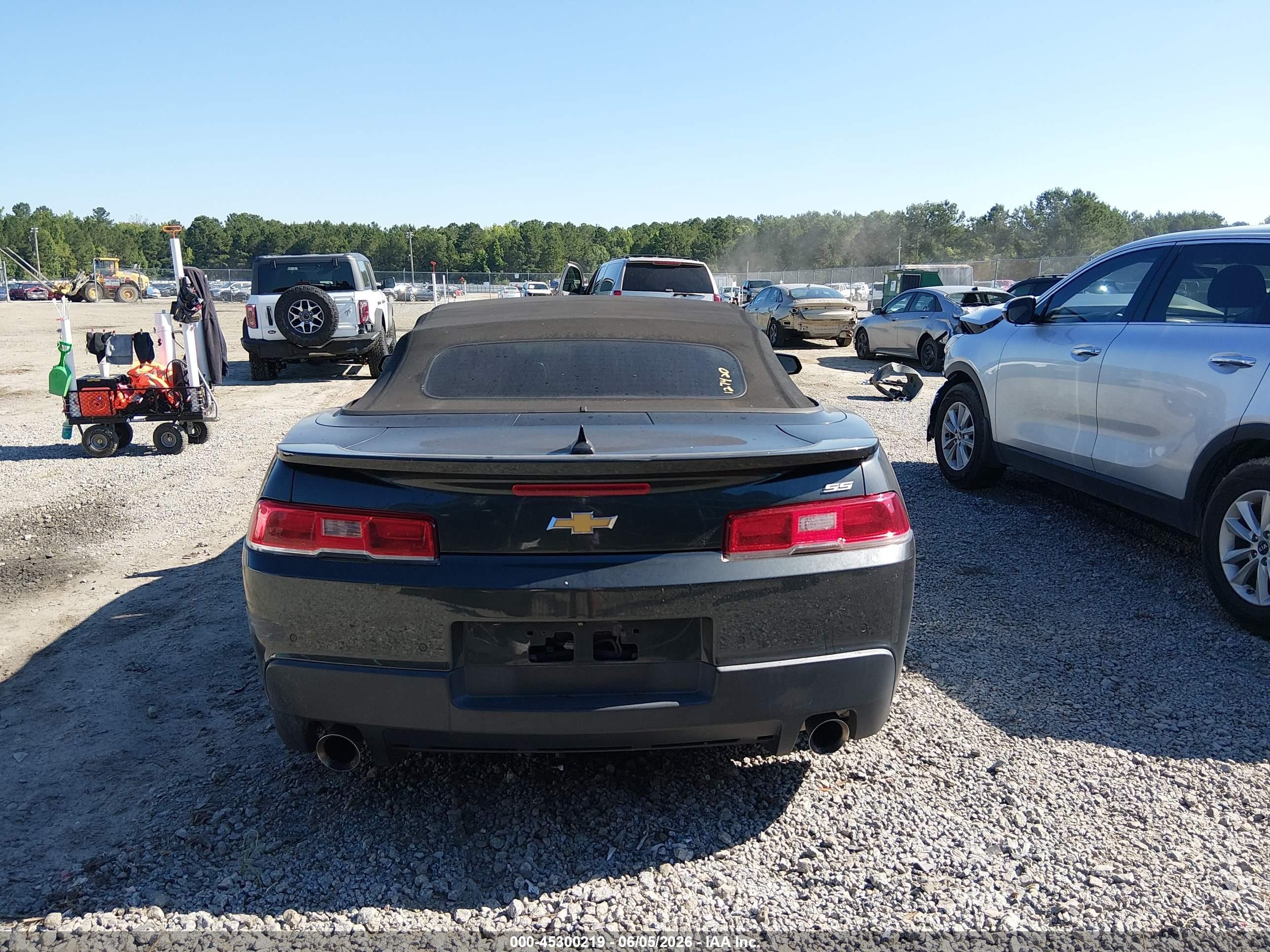 2015 Chevrolet Camaro 2ss Gray vin: 2G1FK3DJ3F9109794