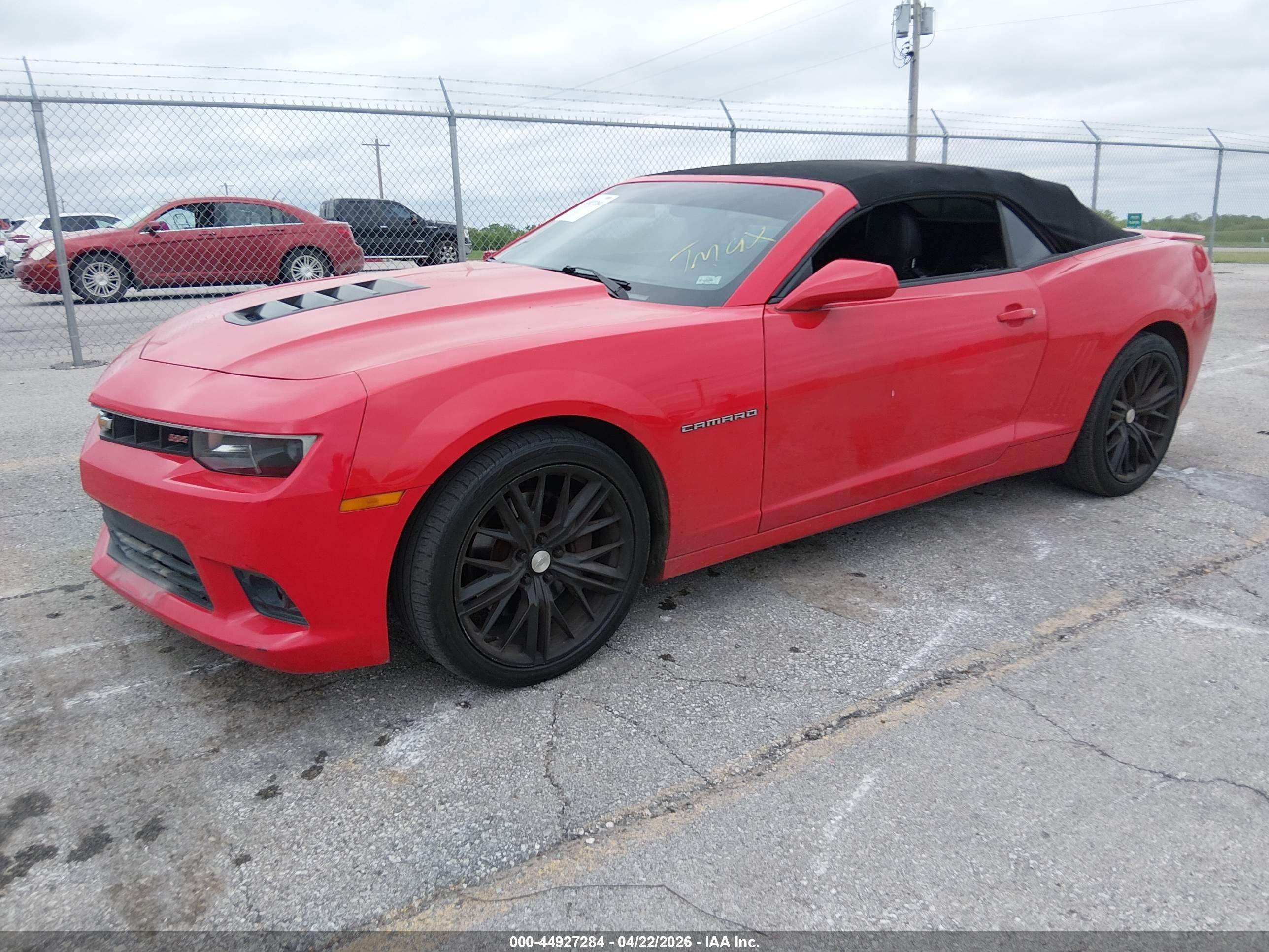 2015 Chevrolet Camaro 2ss Red vin: 2G1FK3DJ3F9252650