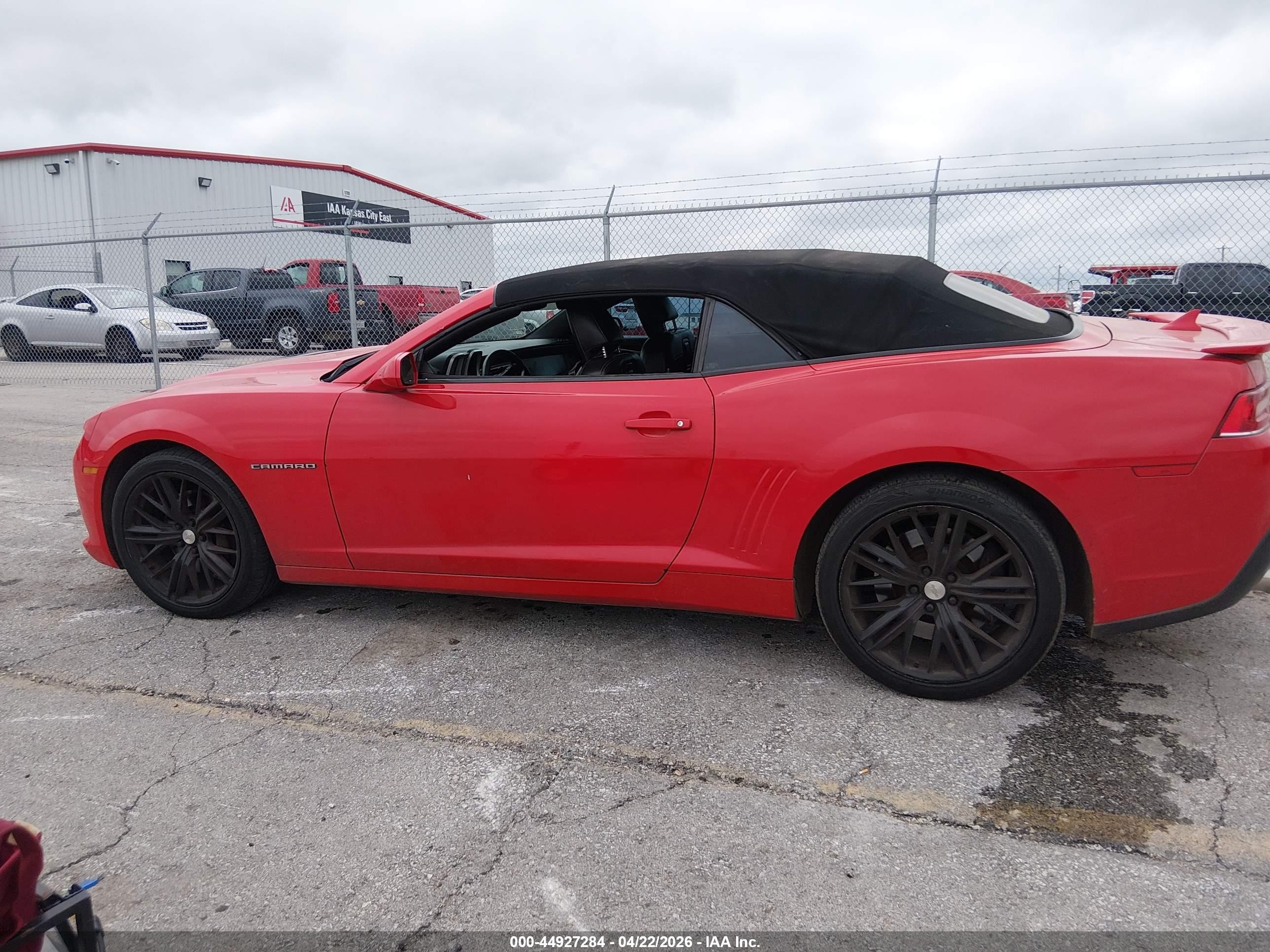 2015 Chevrolet Camaro 2ss Red vin: 2G1FK3DJ3F9252650