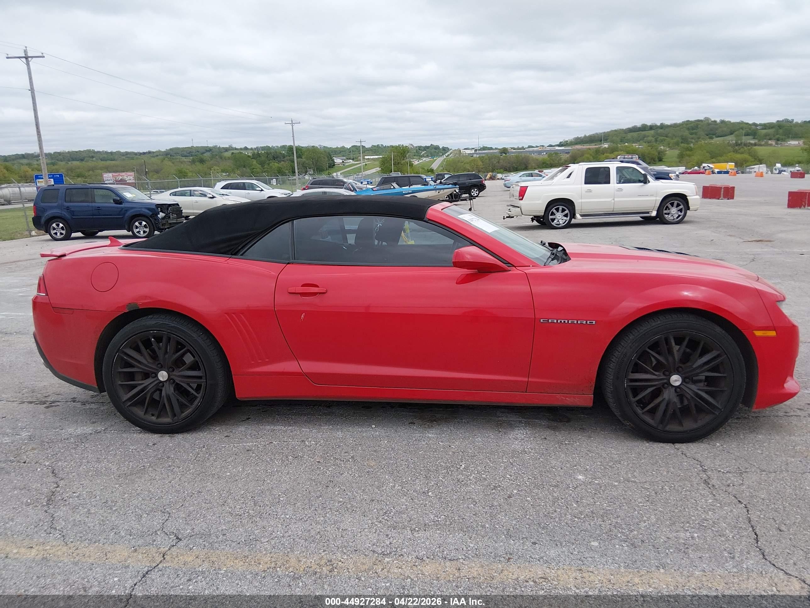 2015 Chevrolet Camaro 2ss Red vin: 2G1FK3DJ3F9252650