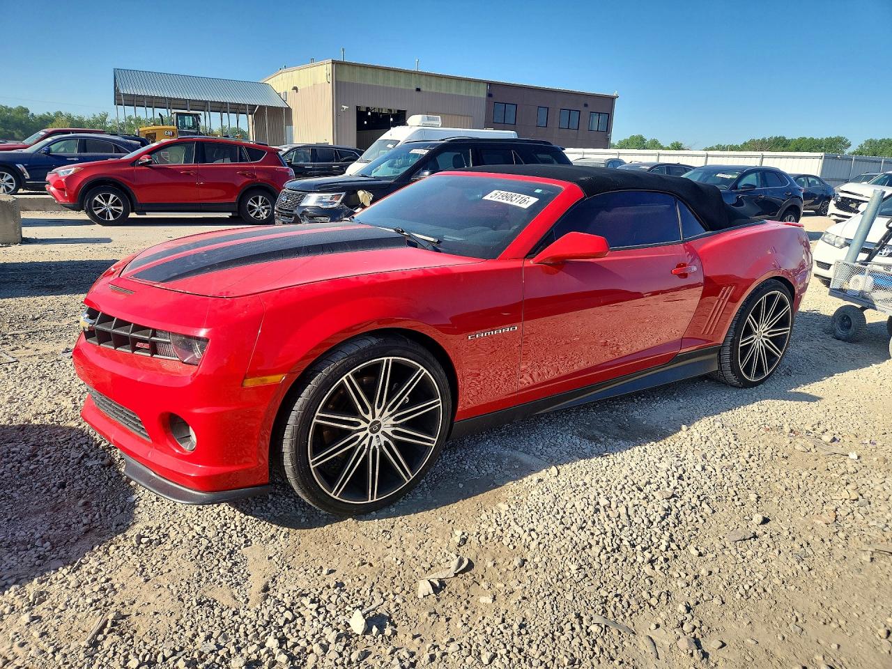 2011 Chevrolet Camaro 2ss Red vin: 2G1FK3DJ4B9159517