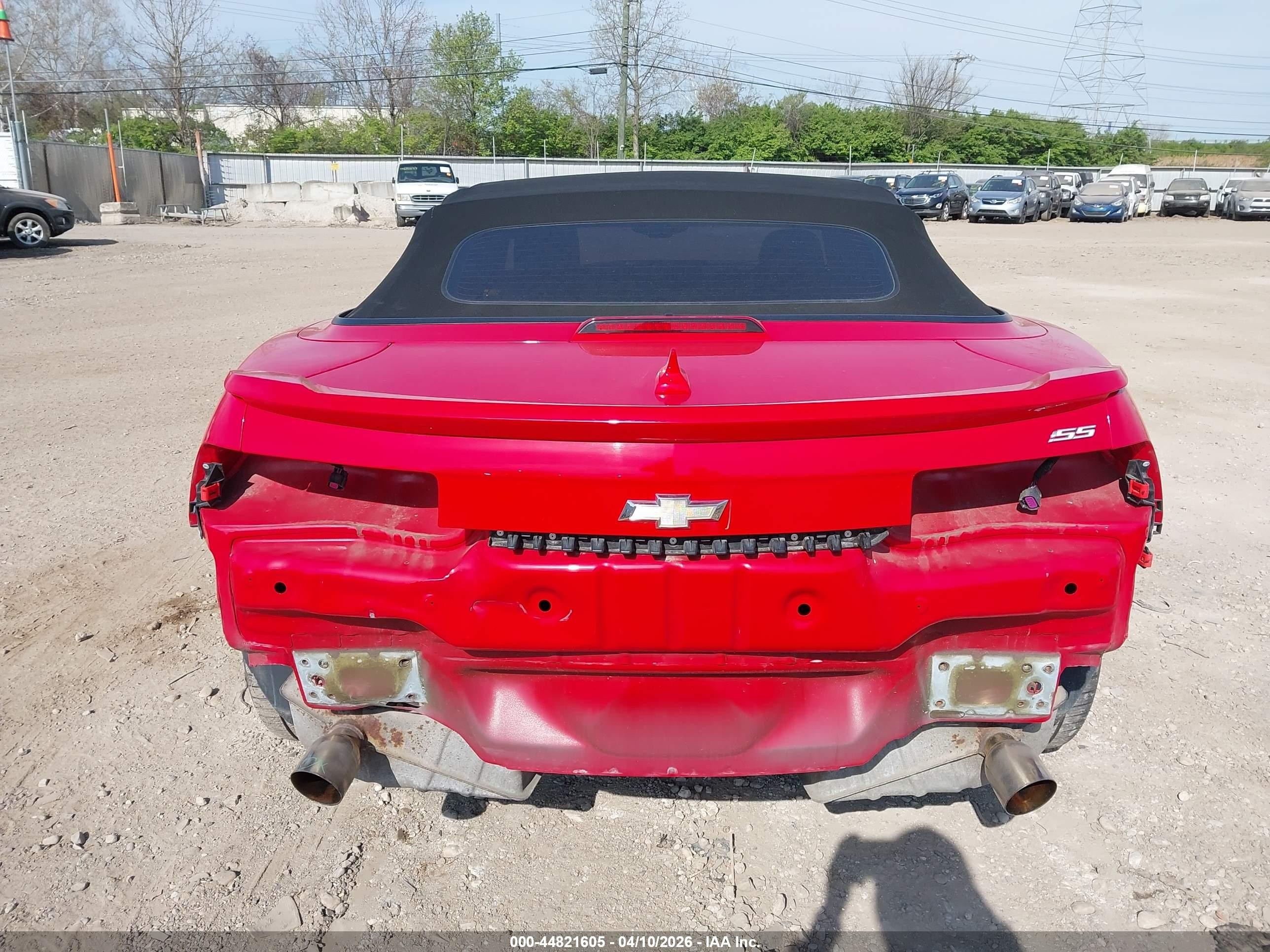 2011 Chevrolet Camaro 2ss Red vin: 2G1FK3DJ4B9185910