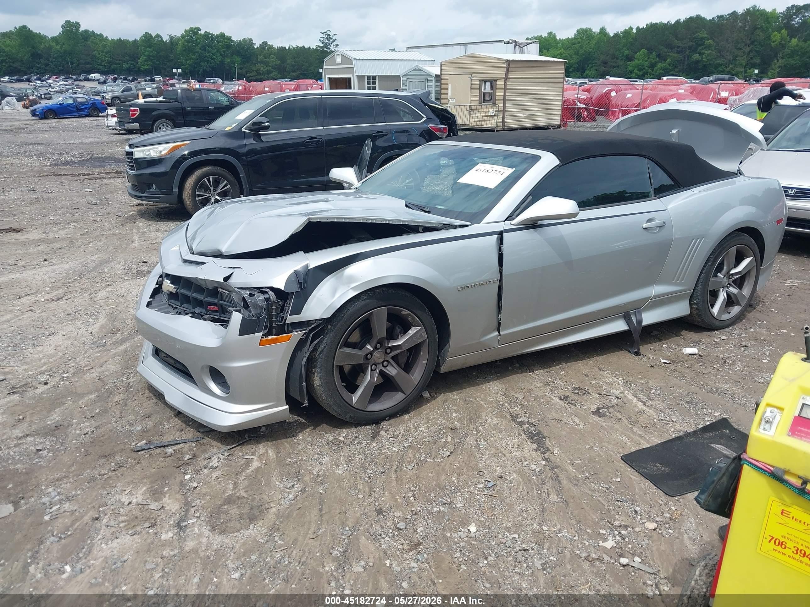 2012 Chevrolet Camaro 2ss Gray vin: 2G1FK3DJ4C9112246