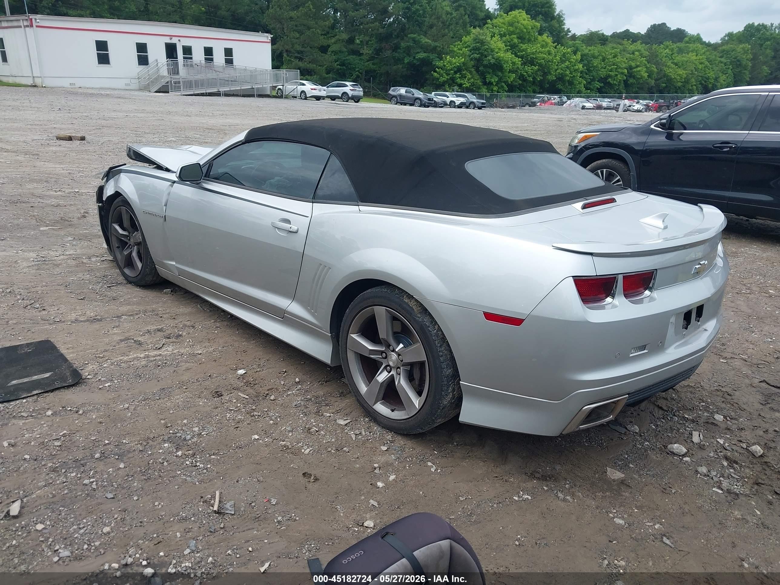 2012 Chevrolet Camaro 2ss Gray vin: 2G1FK3DJ4C9112246