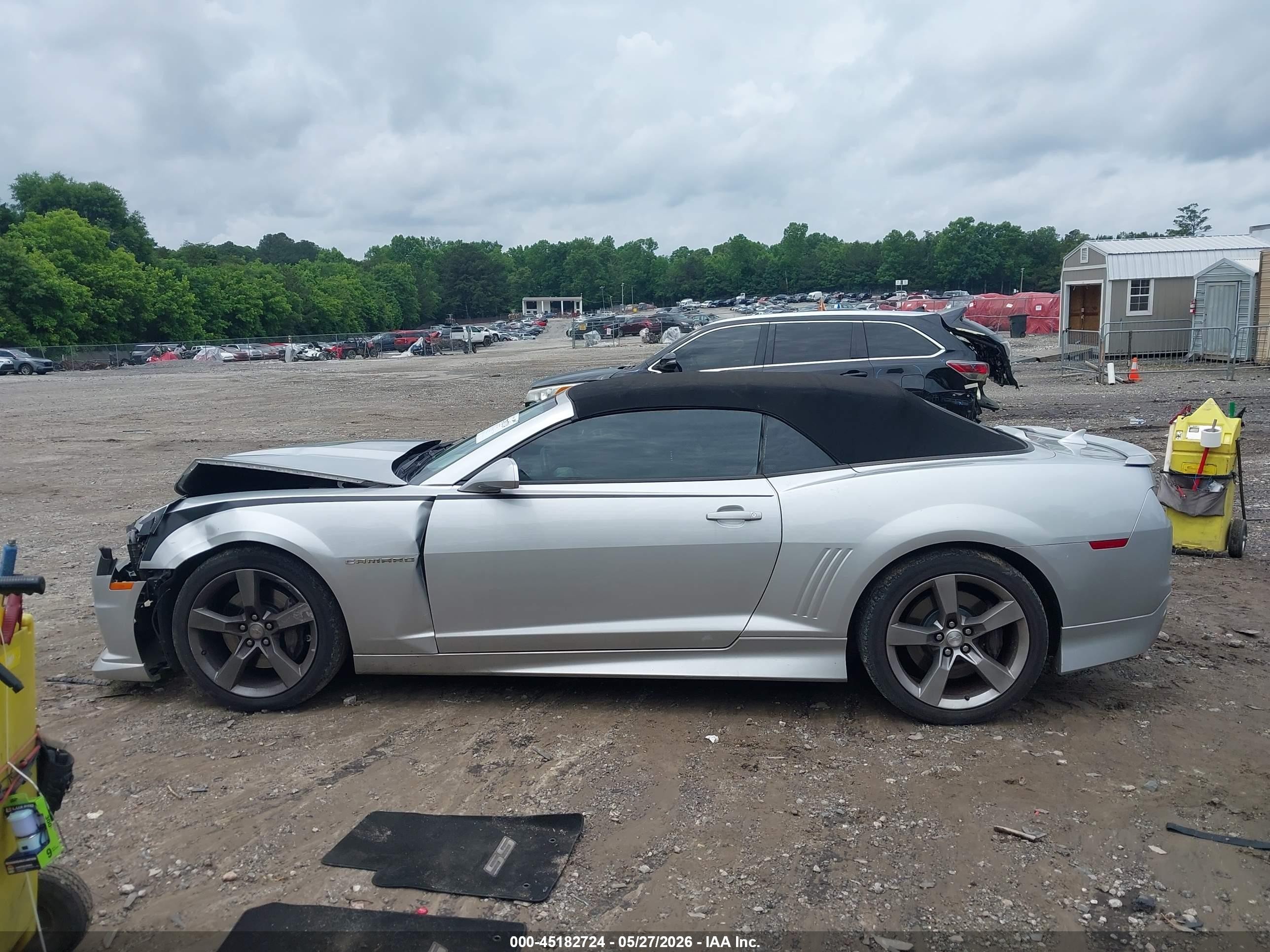 2012 Chevrolet Camaro 2ss Gray vin: 2G1FK3DJ4C9112246