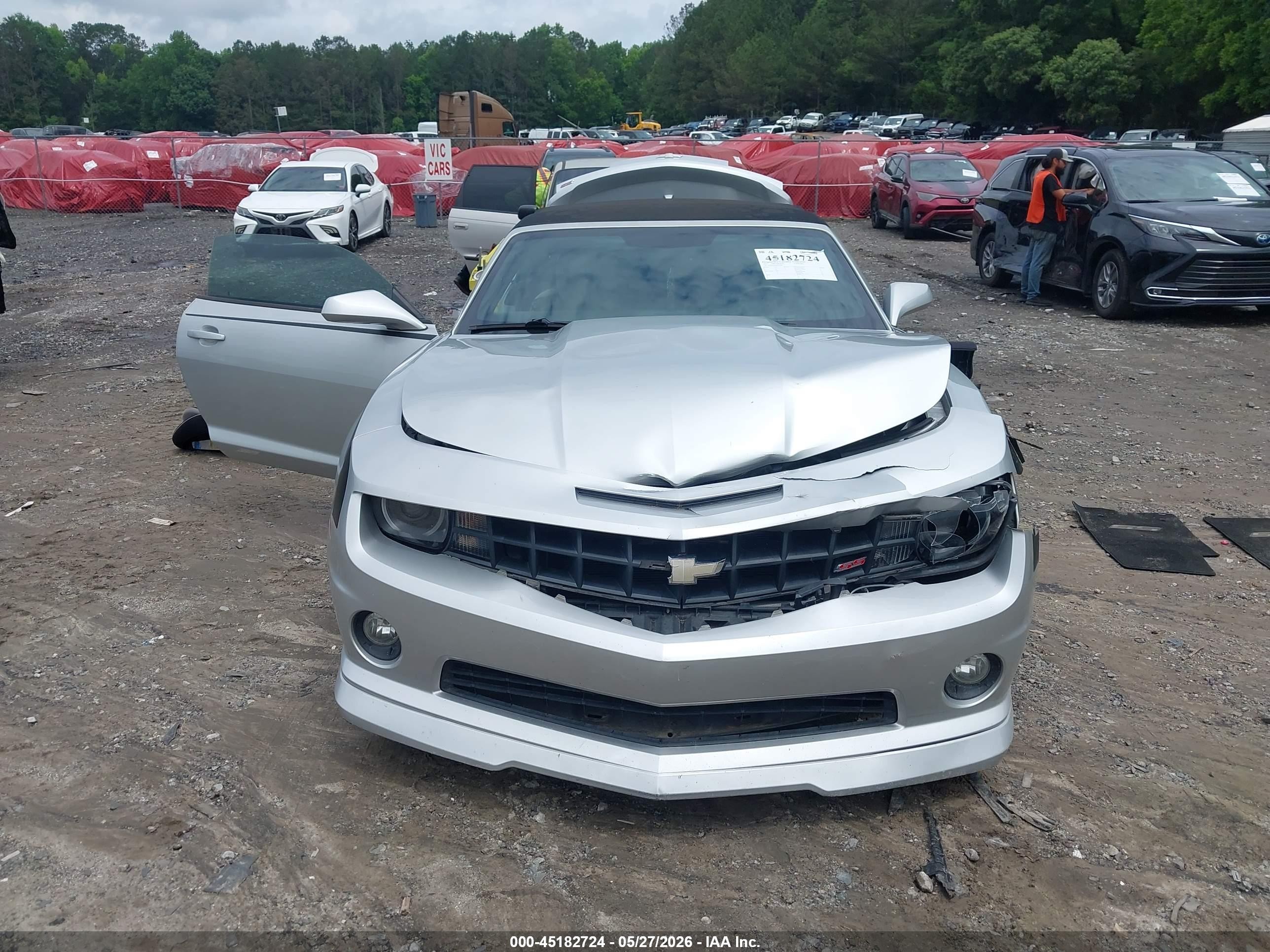 2012 Chevrolet Camaro 2ss Gray vin: 2G1FK3DJ4C9112246