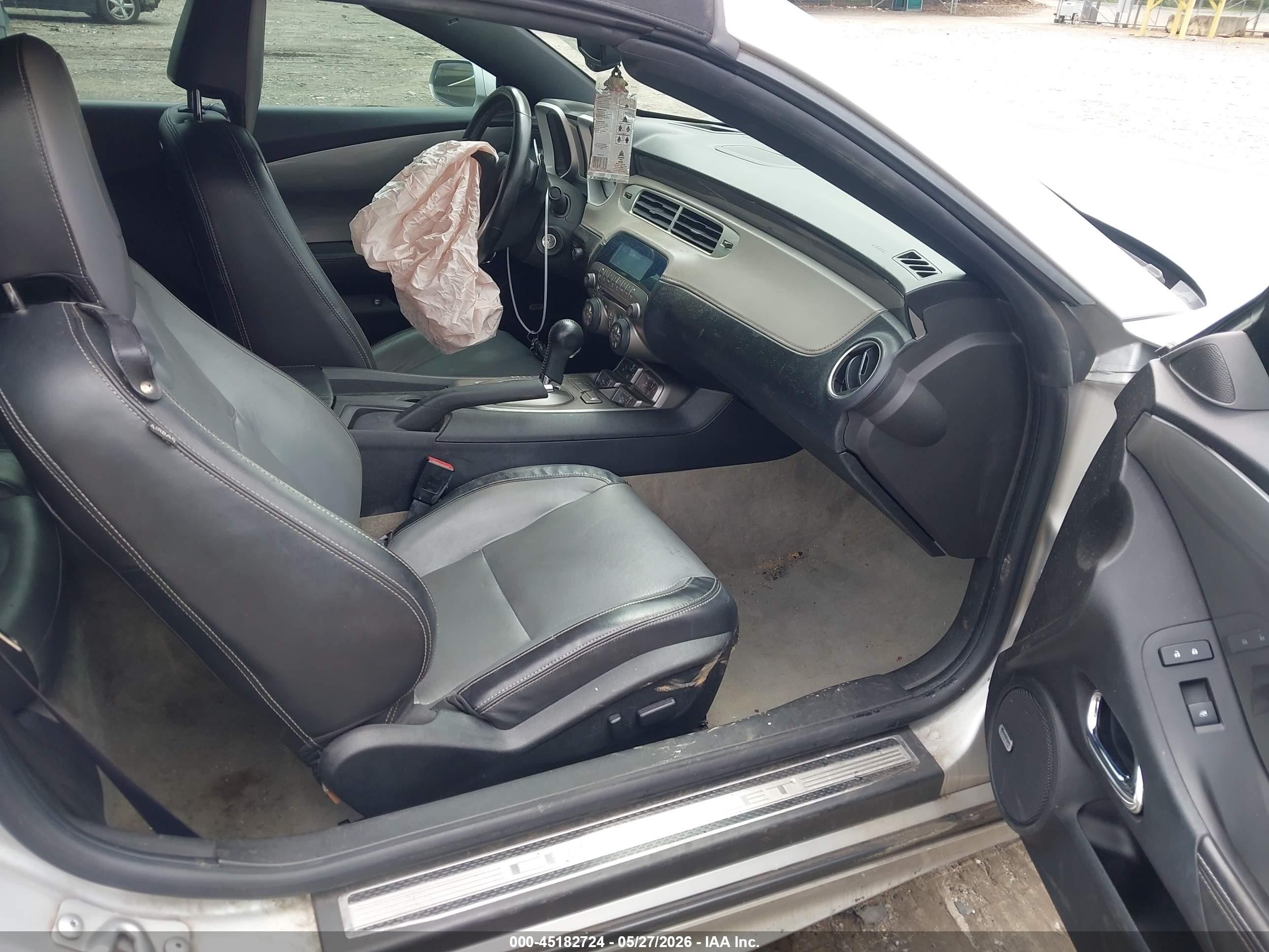 2012 Chevrolet Camaro 2ss Gray vin: 2G1FK3DJ4C9112246