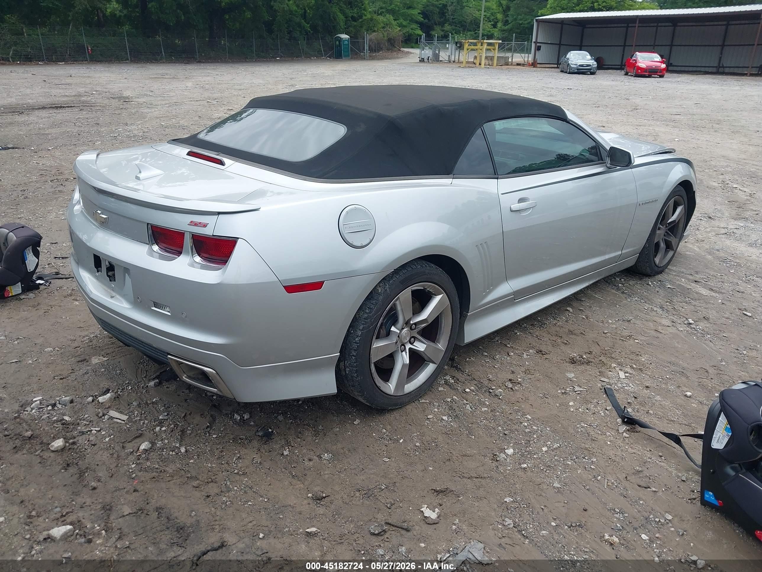 2012 Chevrolet Camaro 2ss Gray vin: 2G1FK3DJ4C9112246