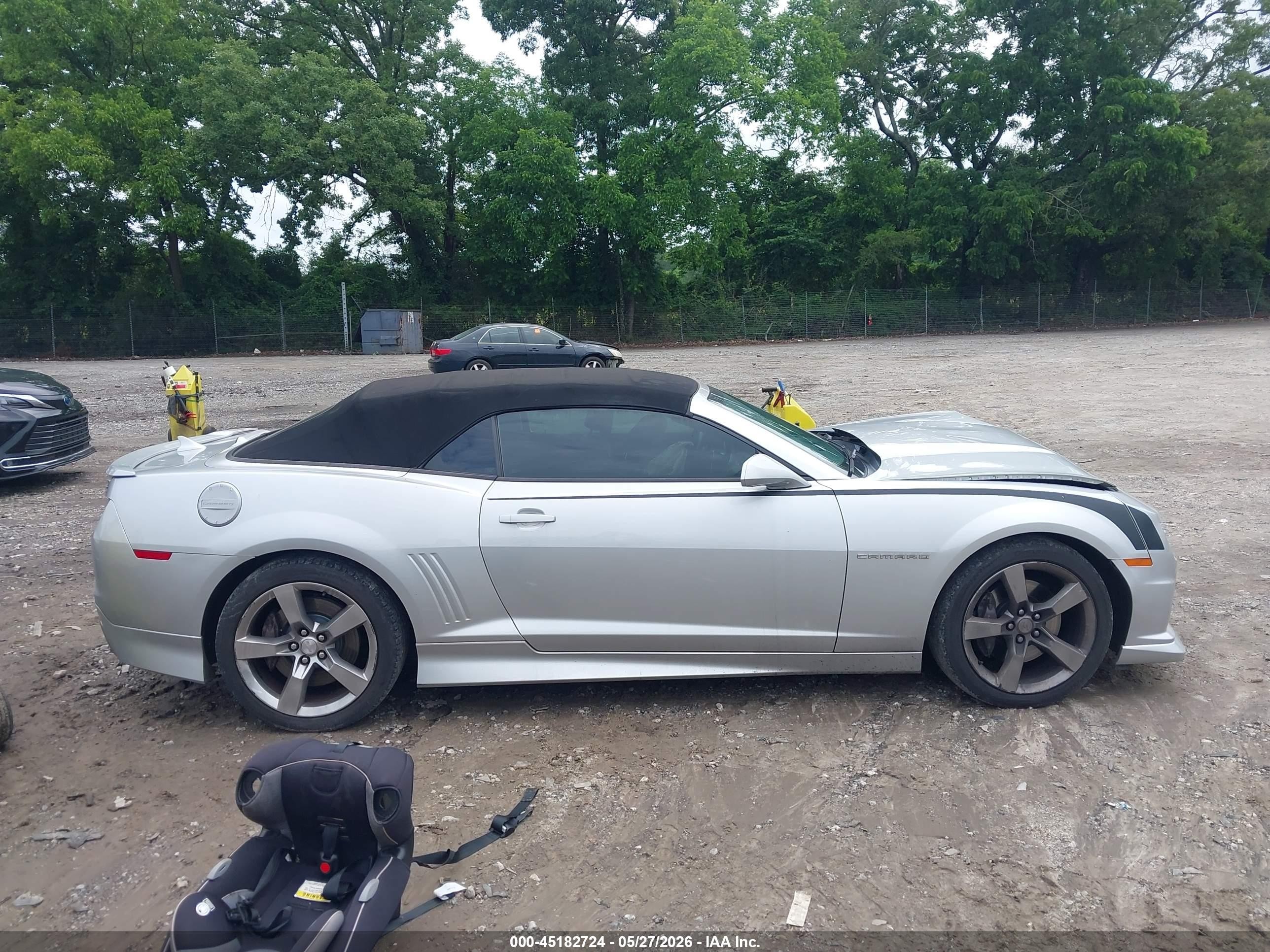 2012 Chevrolet Camaro 2ss Gray vin: 2G1FK3DJ4C9112246