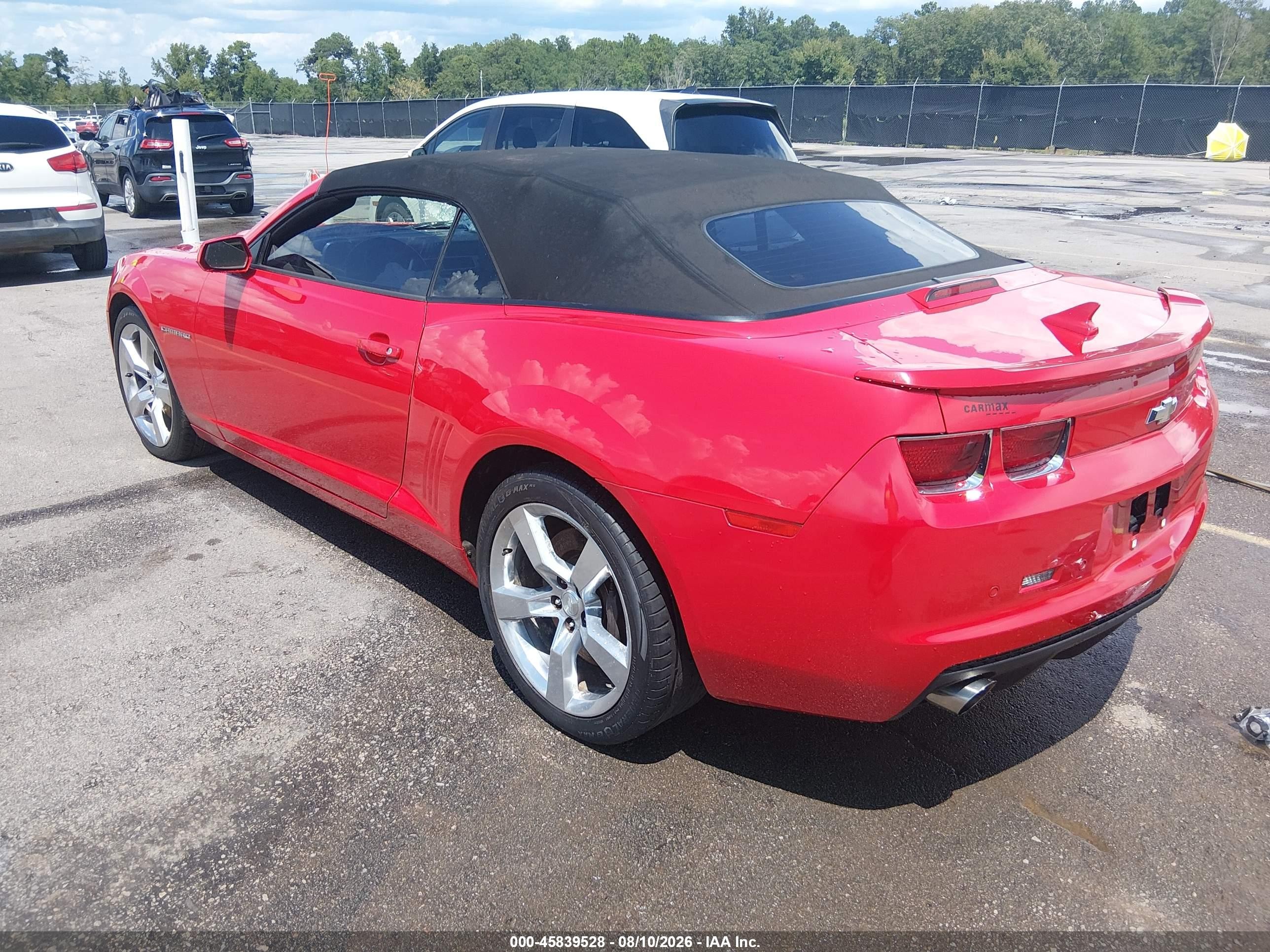 2013 Chevrolet Camaro 2ss Красный vin: 2G1FK3DJ4D9210324