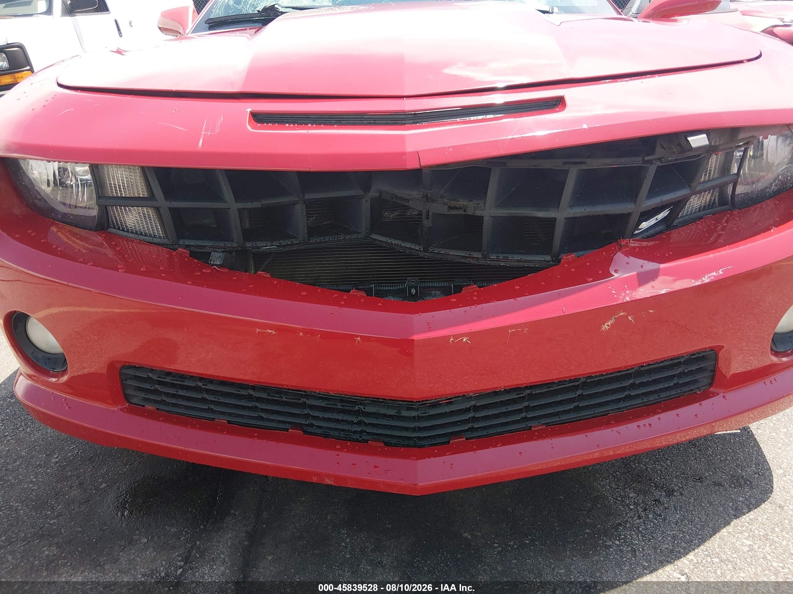 2013 Chevrolet Camaro 2ss Красный vin: 2G1FK3DJ4D9210324