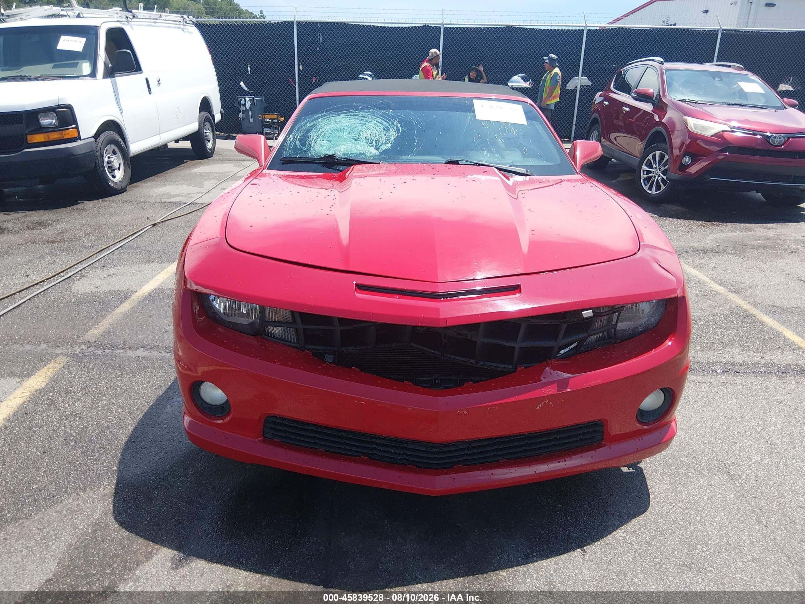 2013 Chevrolet Camaro 2ss Красный vin: 2G1FK3DJ4D9210324