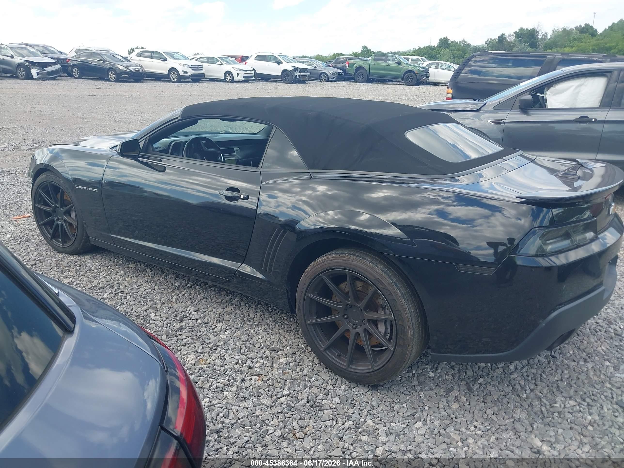 2014 Chevrolet Camaro 2ss Black vin: 2G1FK3DJ4E9323658